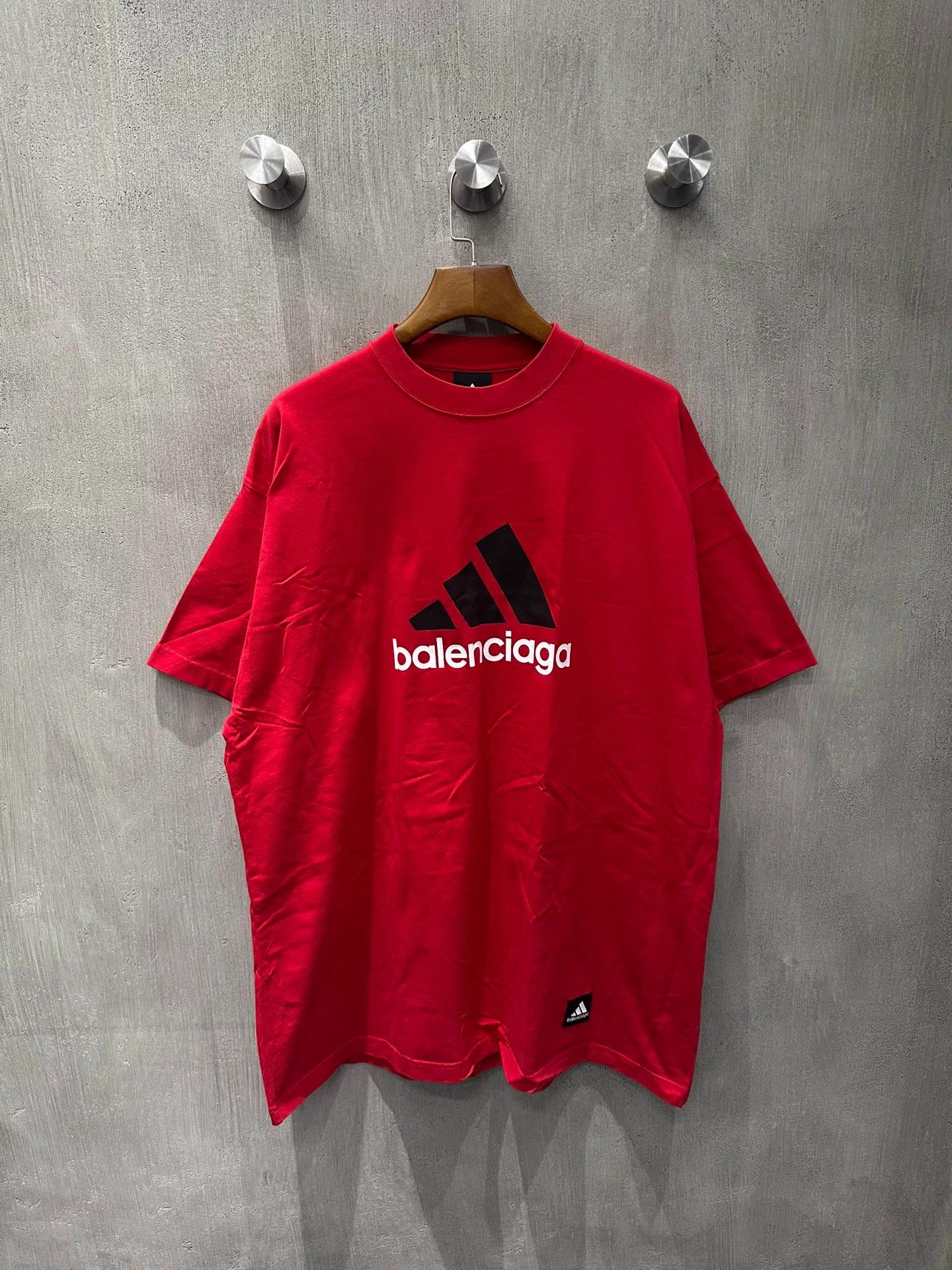 Balenciaga Balenciaga & Adidas Collaboration Short-Sleeve T-Shirt Size XL / US 12-14 / IT 48-50 - 1 Thumbnail