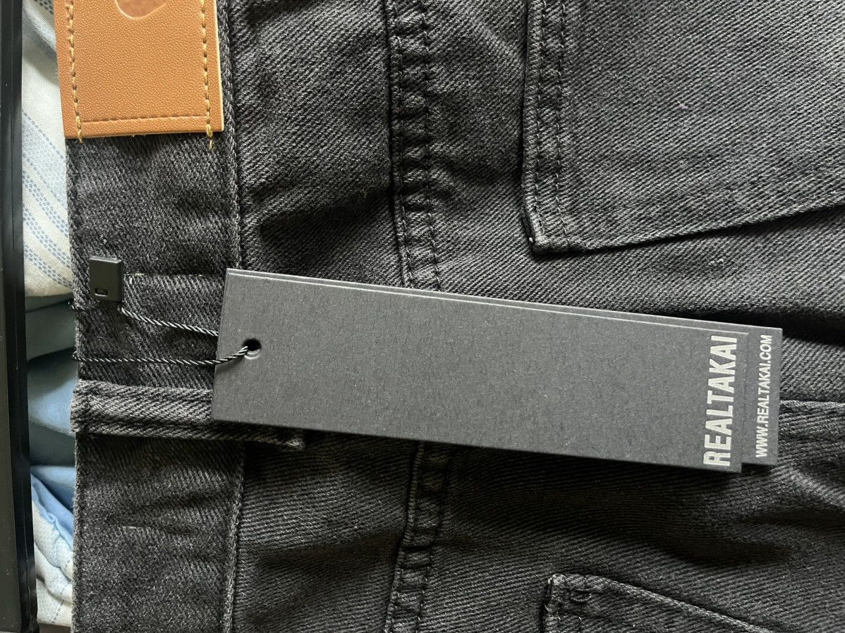 Other Straight Black Denim Jeans Size US 32 / EU 48 - 2 Thumbnail