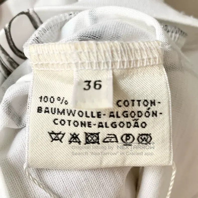Hermes Hermes White women's T-shirt Size XS / US 0-2 / IT 36-38 - 6 Thumbnail