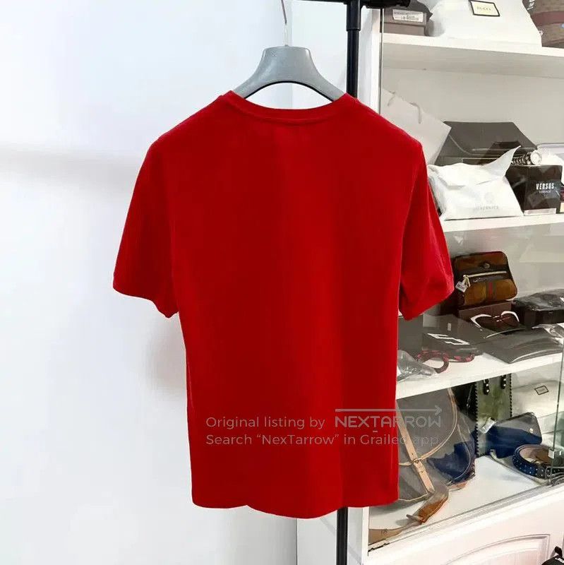 Prada Prada Red Summer Cotton Short Sleeve T-Shirt. Size US XL / EU 56 / 4 - 7 Thumbnail