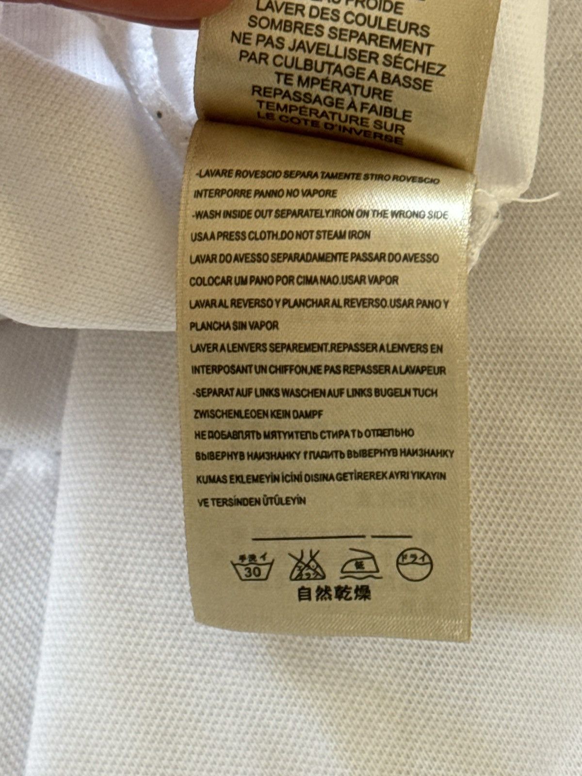 Burberry × Designer Burberry L white polo tee T-shirt old money Size US L / EU 52-54 / 3 - 13 Thumbnail