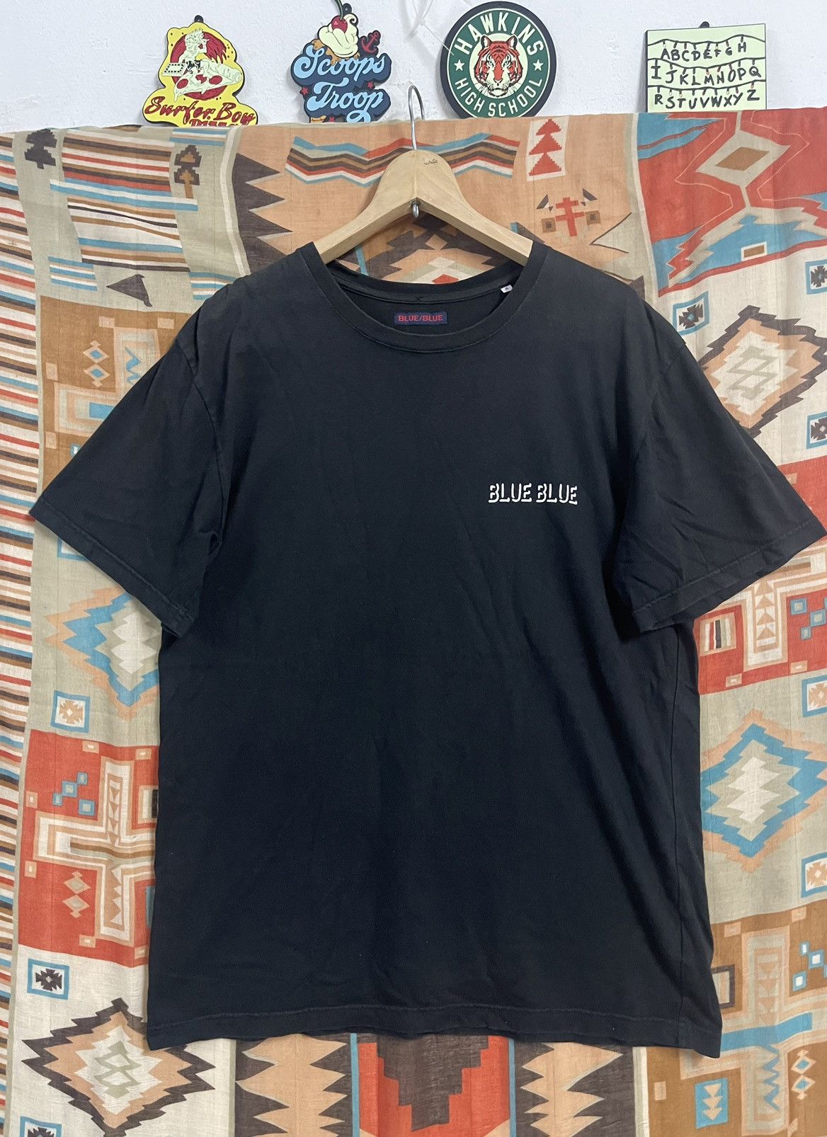 Blue Blue Japan × HOLLYWOOD RANCH MARKET × Okura Blue Blue Japan T shirt L Logo Chest Okura HRM Eternal 45rpm Size US L / EU 52-54 / 3 - 1 Thumbnail