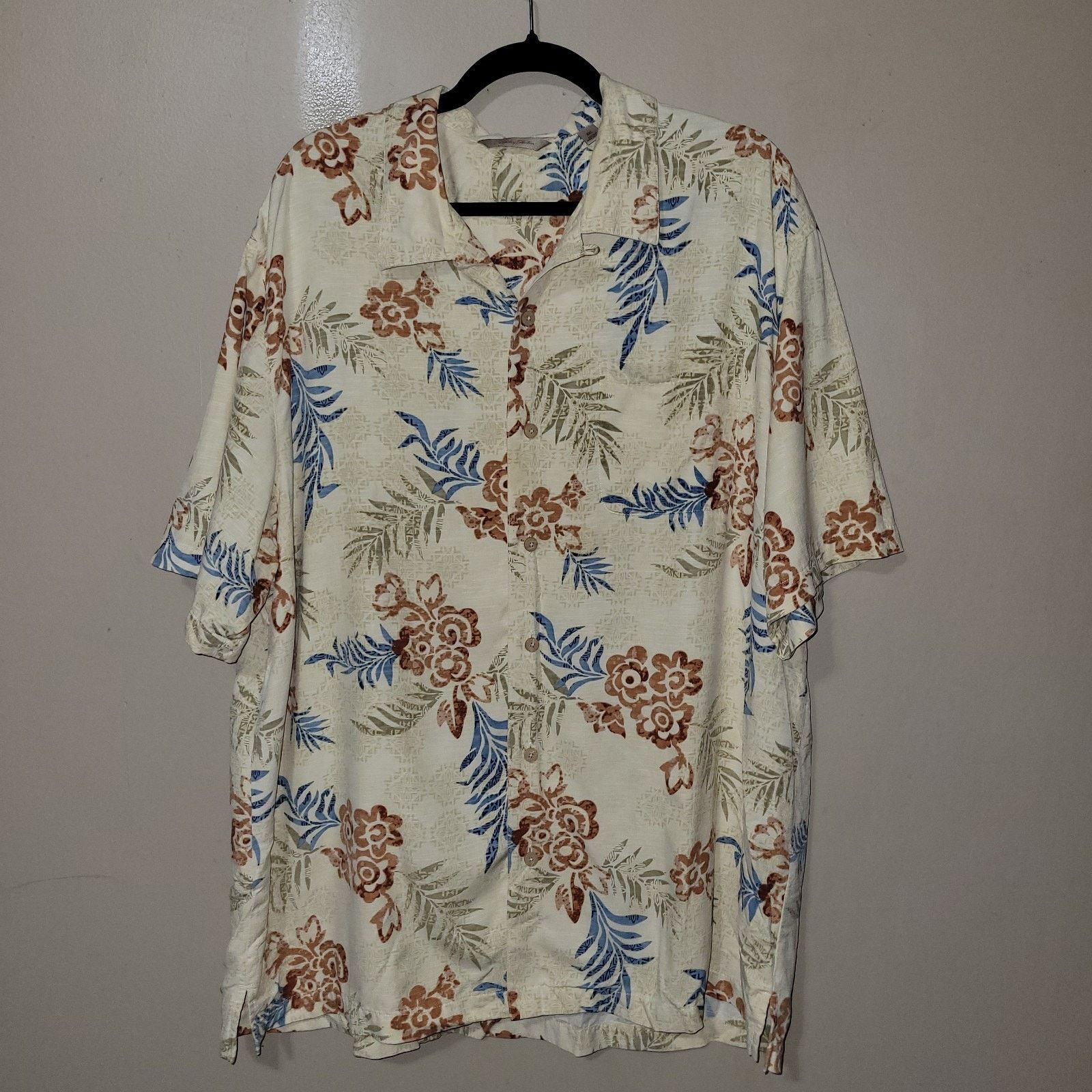 & Other Stories Paradise Collection Hawaiian Men’s XXL Short Sleeve SILK Size US XXL / EU 58 / 5 - 1 Thumbnail