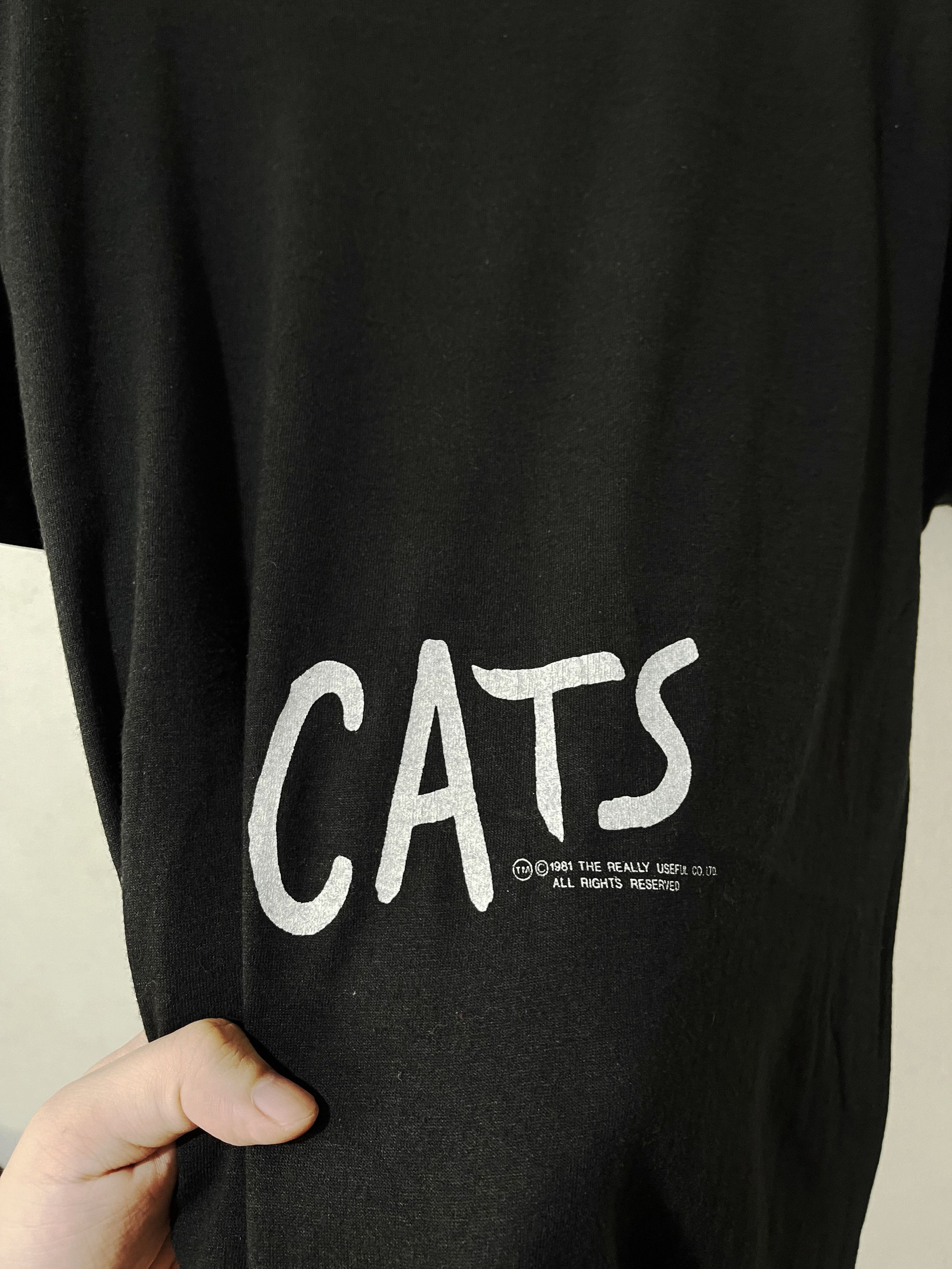 Band Tees × Vintage Vintage 80s Cats Shirt Size US M / EU 48-50 / 2 - 4 Thumbnail