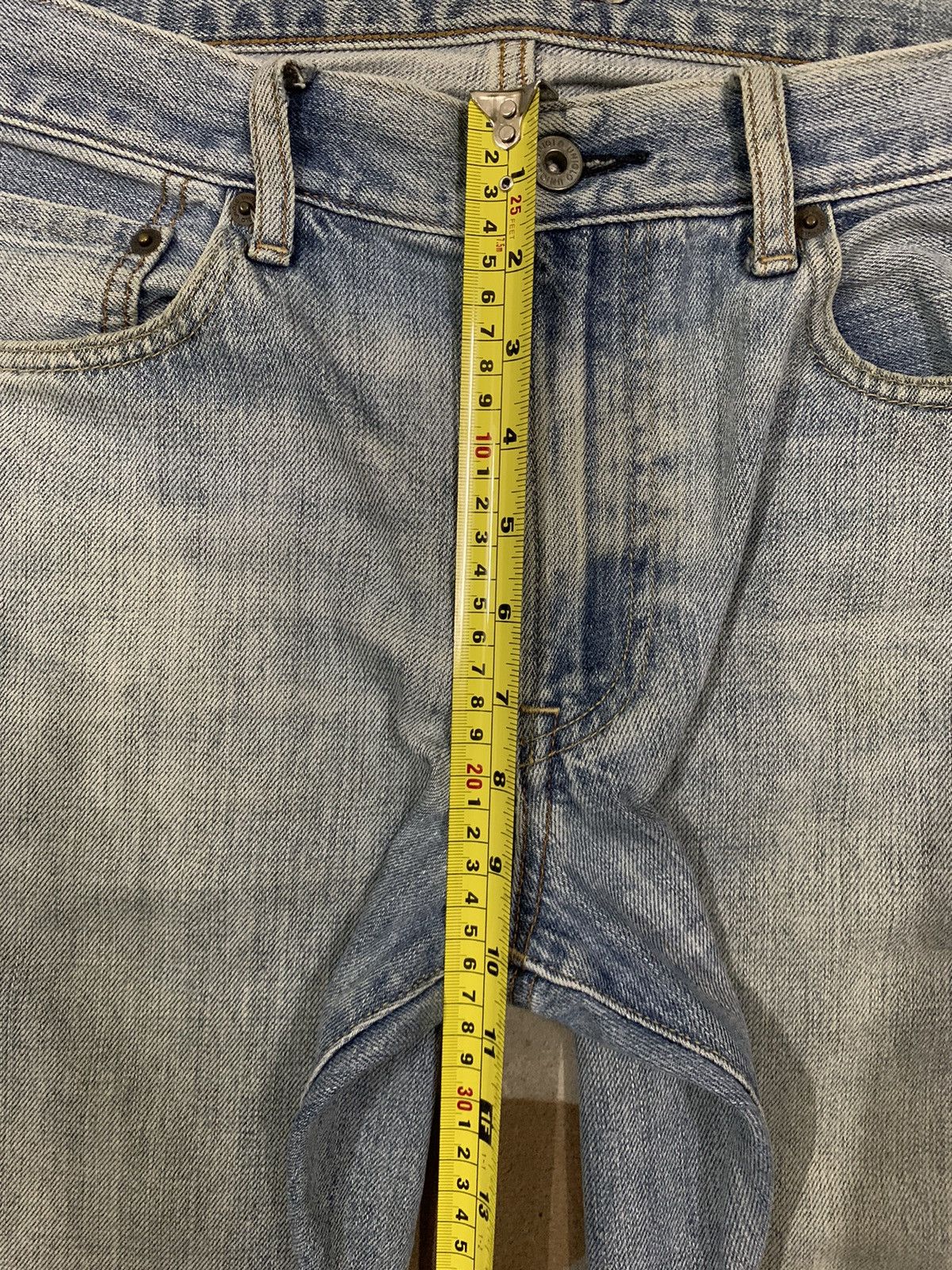 Jun Takahashi Vintage Uniqlo UJ Selvedge Mud Wash Regular Straight Jeans Size US 32 / EU 48 - 18 Thumbnail