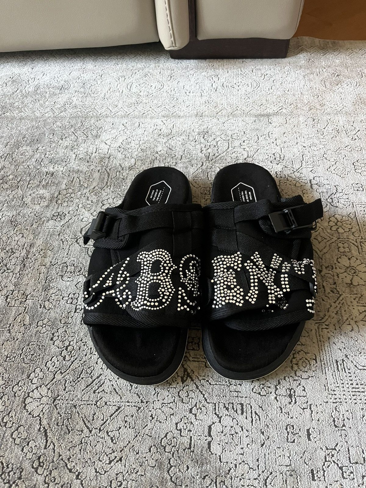 Absent Absent Rhinestone Christo Sandals Size US 7.5 / EU 40-41 - 12 Thumbnail