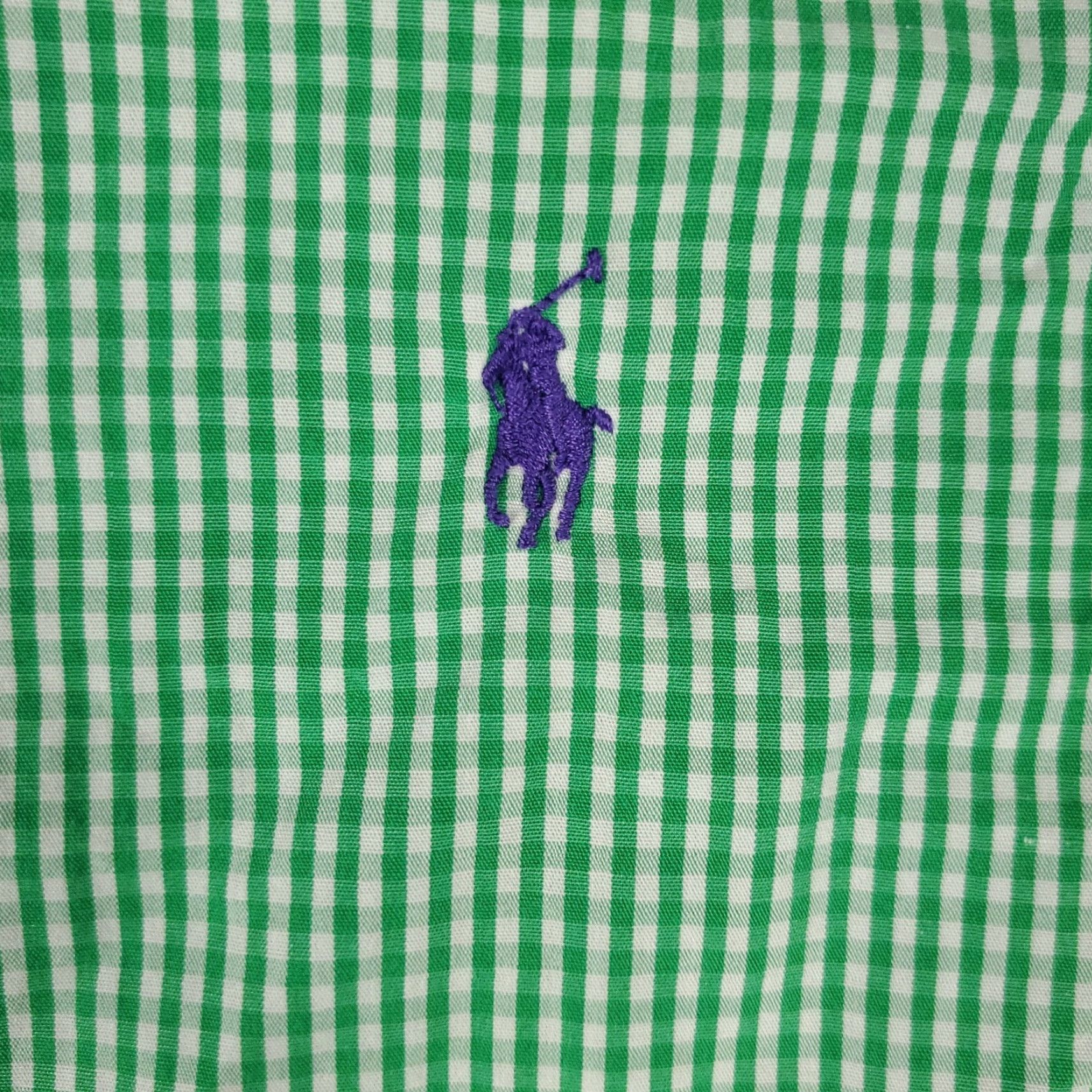 Ralph Lauren Ralph Lauren Button-Up Shirt Mens Large Green Check Casual Long Sleeve Classic Preppy Size US L / EU 52-54 / 3 - 3 Thumbnail