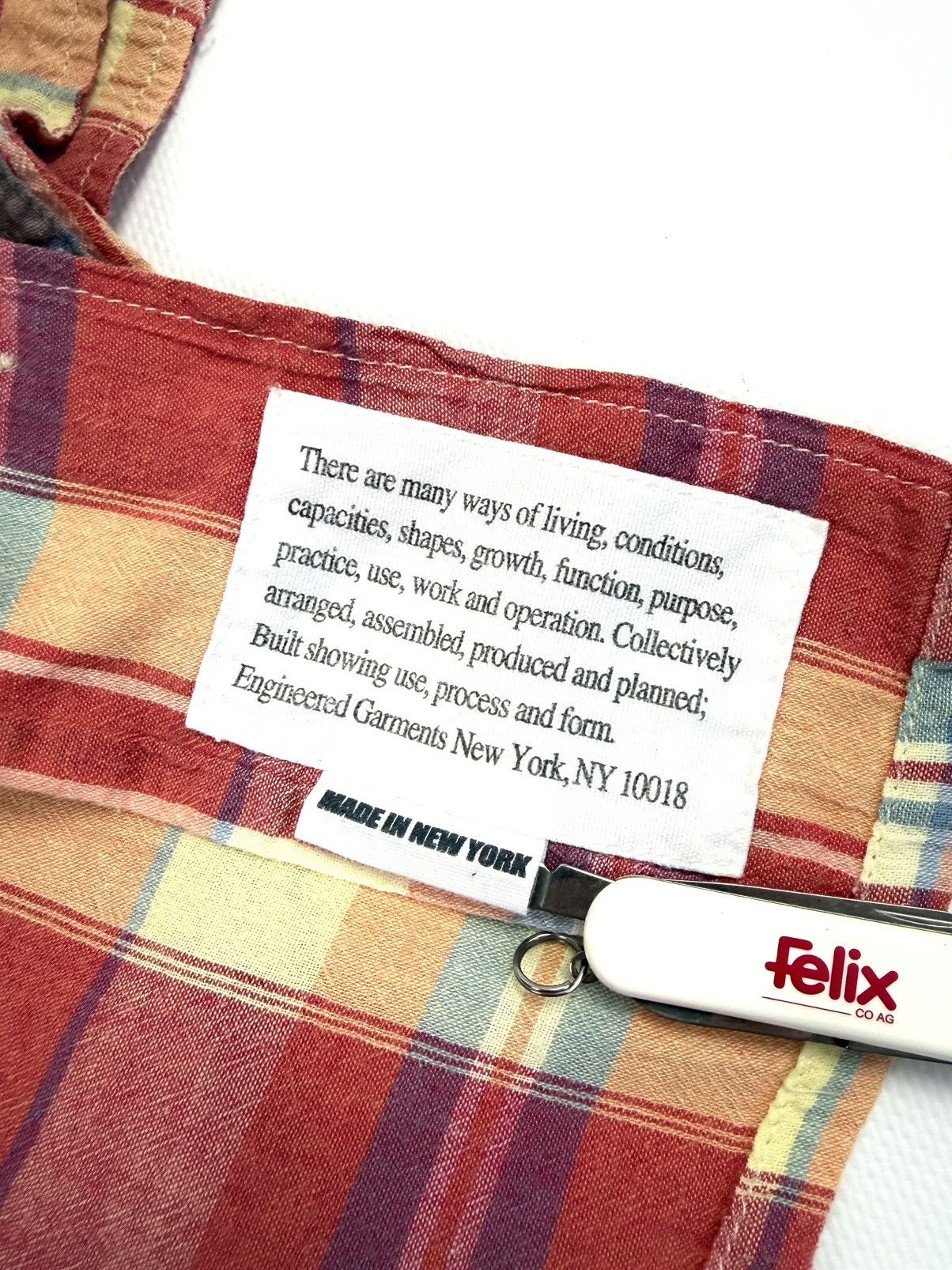 Engineered Garments Engineered Garments Linen Blend Plaid Shirt USA Short Sleeve Size US L / EU 52-54 / 3 - 11 Thumbnail