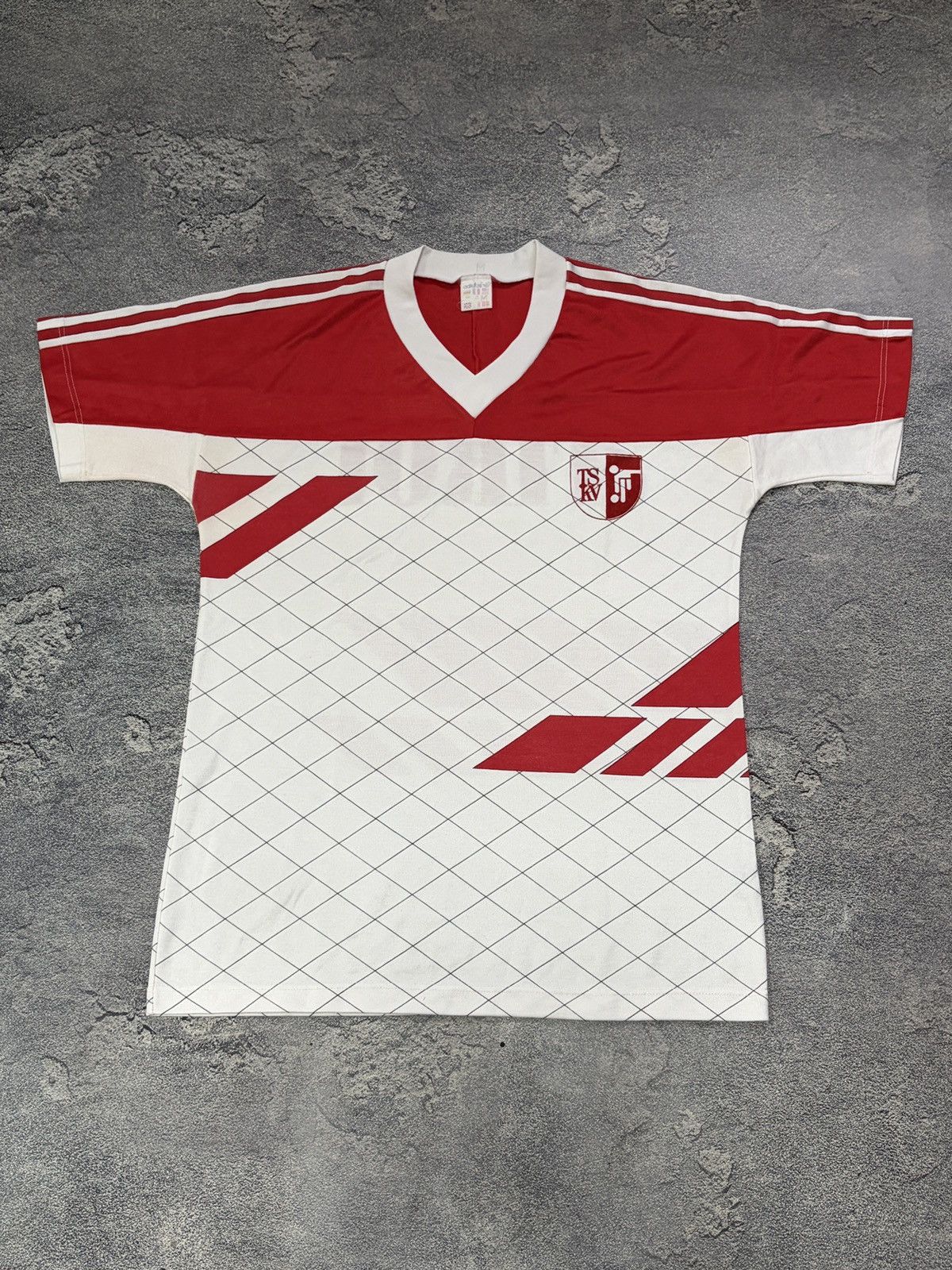 Adidas RARE Adidas Ventex France TSV Tirol Sport Shirt 80s M Red Size US M / EU 48-50 / 2 - 1 Thumbnail
