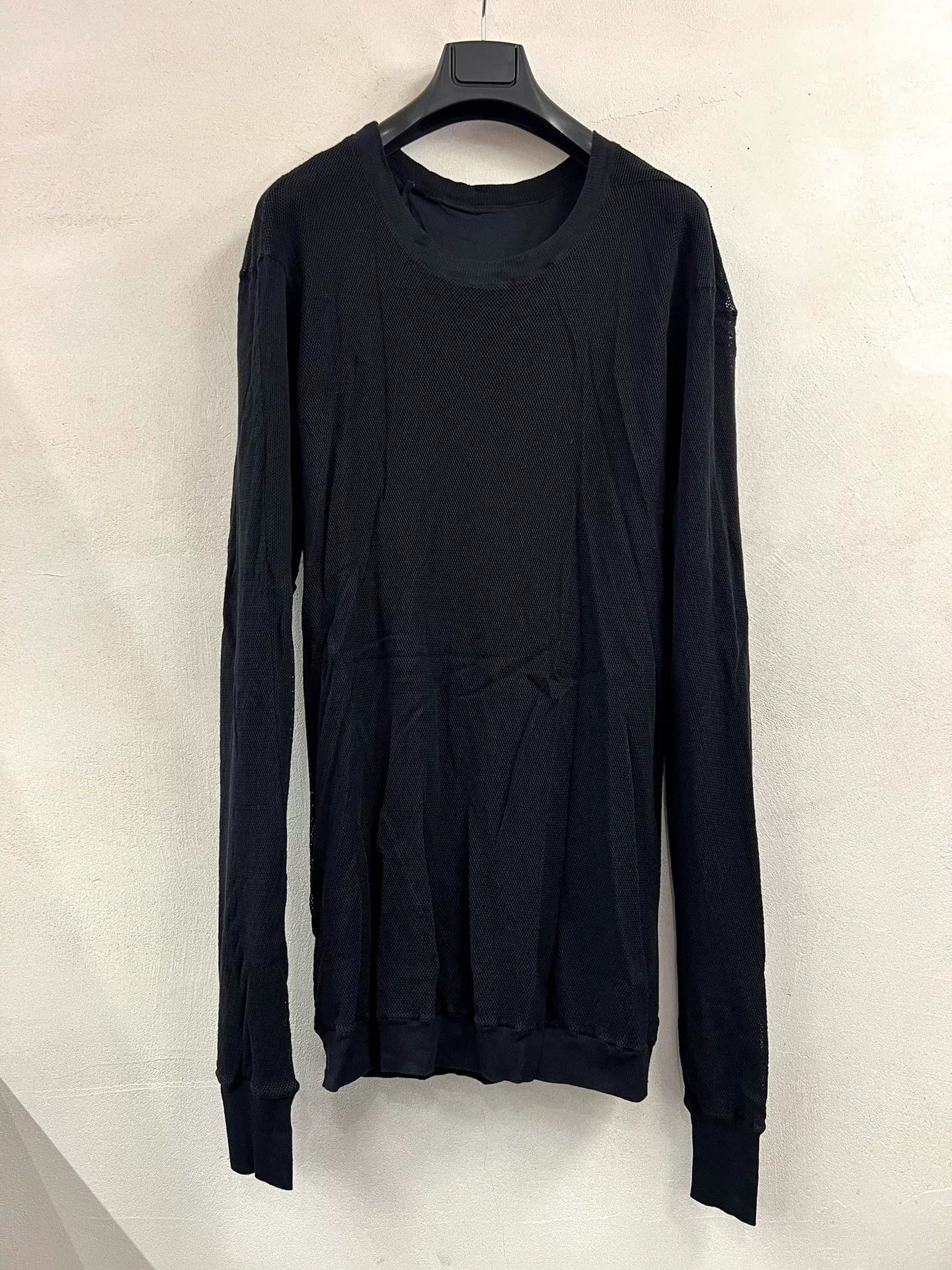 11 By Boris Bidjan Saberi Double-Sided Mesh Ninja Long Sleeve Shirt Size US S / EU 44-46 / 1 - 1 Thumbnail