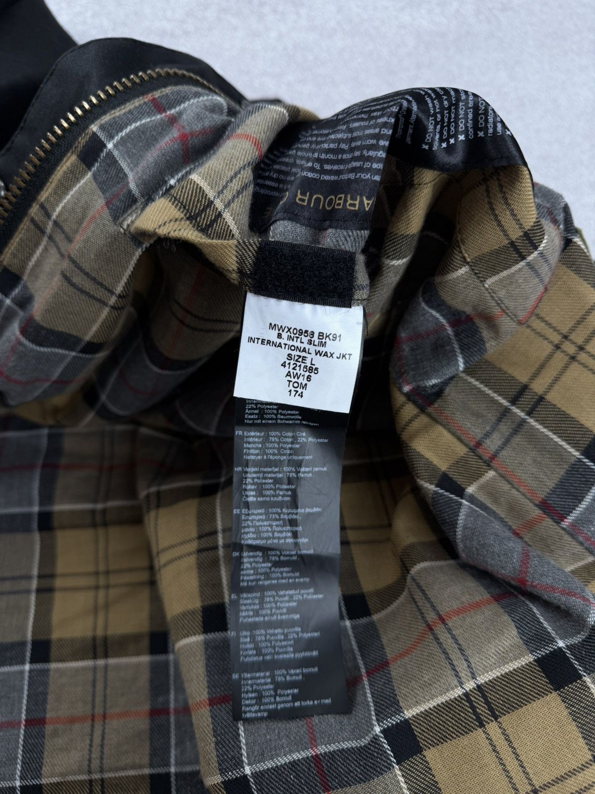 Barbour Barbour International Waxed Jacket Black Motorcycle Style Size US L / EU 52-54 / 3 - 12 Thumbnail