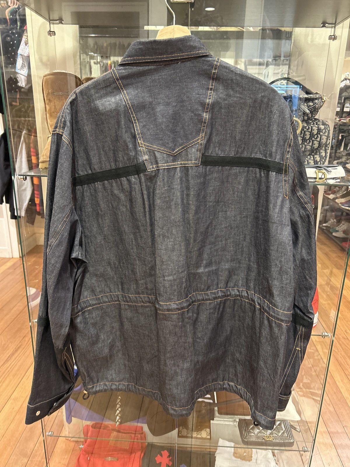 Sacai Sacai Denim Jacket Size US XL / EU 56 / 4 - 2 Thumbnail