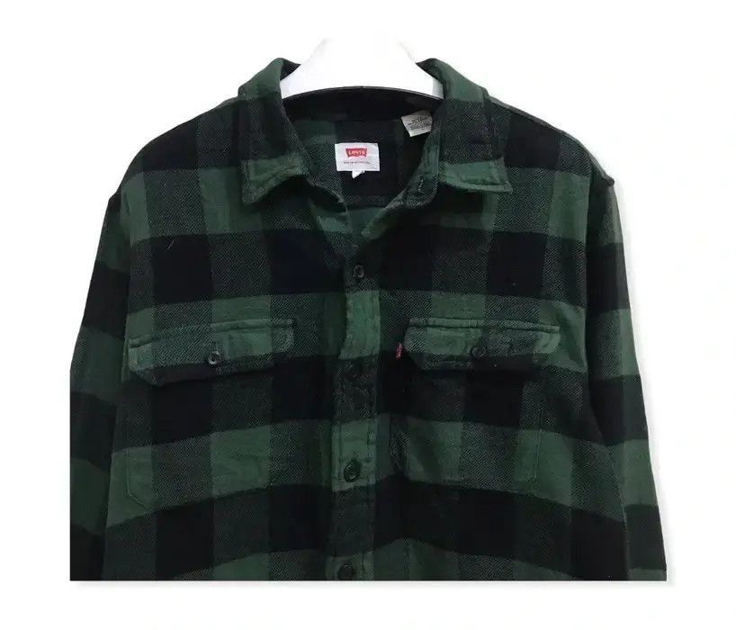 Levi's Vintage Clothing Vintage Levi’s Checked Plaid Tartan Shirt Flannel Size US M / EU 48-50 / 2 - 2 Thumbnail