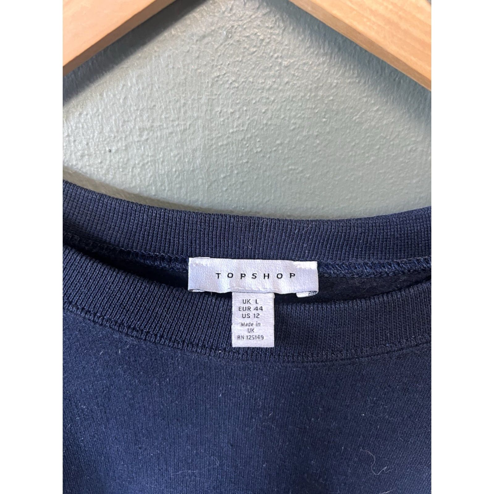 Topshop Topshop Womens Sweatshirt Moon Sun Stars Blue Pullover Size 12 Size XL / US 12-14 / IT 48-50 - 3 Thumbnail