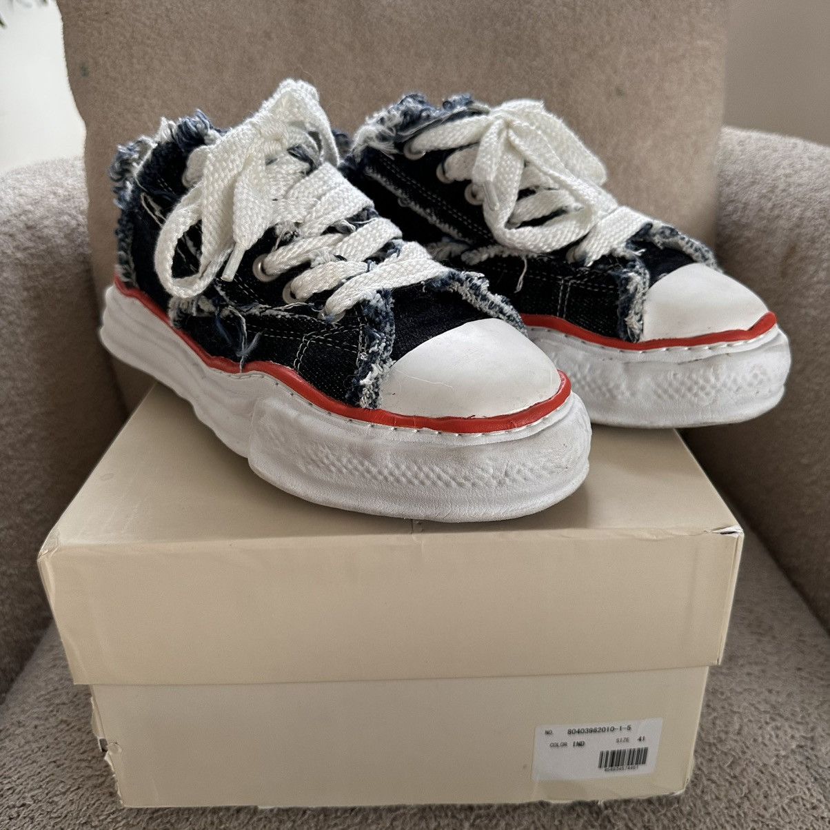 Maison MIHARA YASUHIRO Maison Mihara Yasuhiro x Nigel Cabourn Low Cut Denim Sneaker Size US 8 / EU 41 - 1 Thumbnail