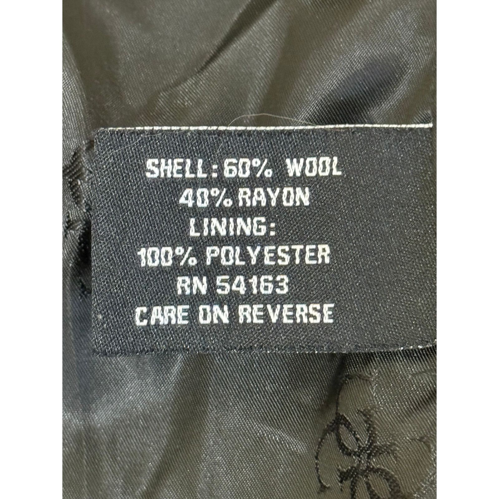 Guess Guess Pea Coat Women Large Gray Black Wool Blend Preppy Size L / US 10 / IT 46 - 10 Thumbnail