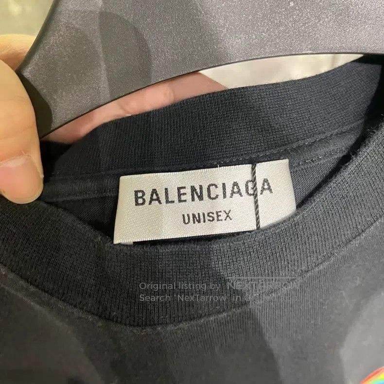 Balenciaga Balenciaga Colorful Letter Short Sleeve T-Shirt Size US XS / EU 42 / 0 - 3 Thumbnail