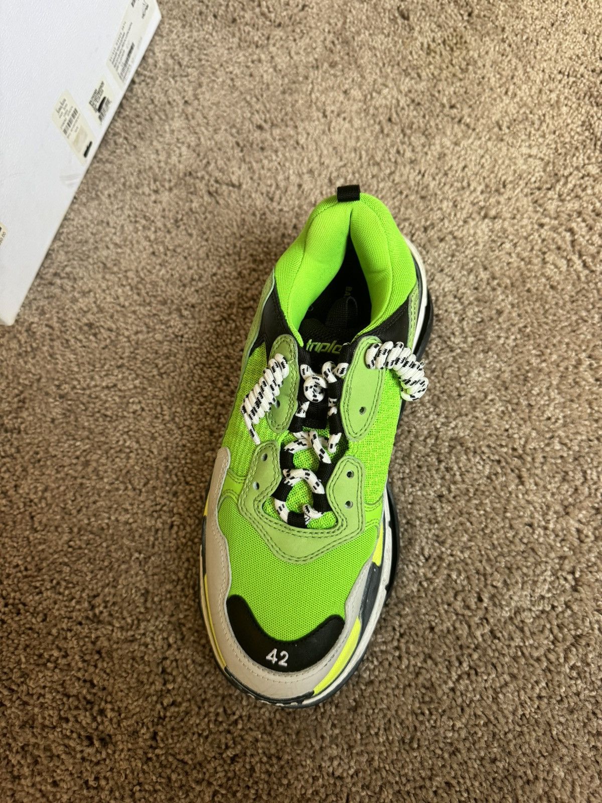 Balenciaga Balenciaga Triple S Green Size US 9 / EU 42 - 5 Thumbnail