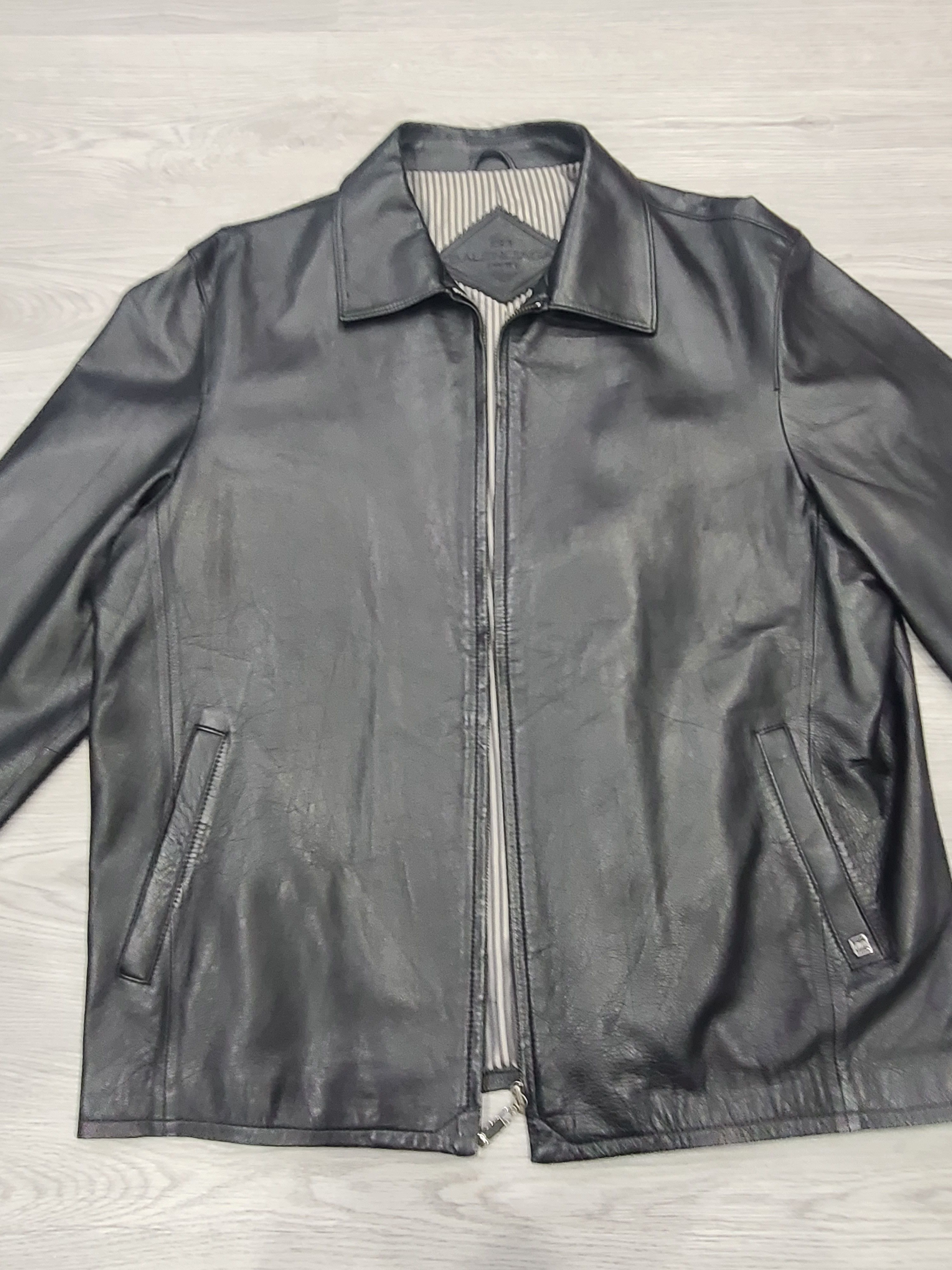Balenciaga Vintage Balenciaga Leather Jacket Size 6 Size US XL / EU 56 / 4 - 8 Thumbnail