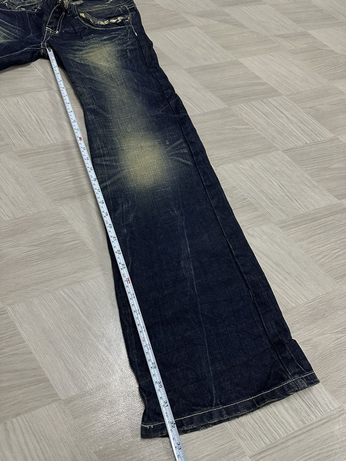 If Six Was Nine Vintage Y2K Red Pepper Denim Acid Wash Pant Size US 29 - 24 Thumbnail