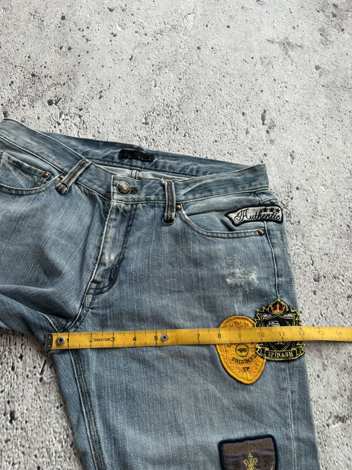 Hysteric Glamour 2000's Spinash pacth bootcut style jeans Size US 32 / EU 48 - 12 Thumbnail