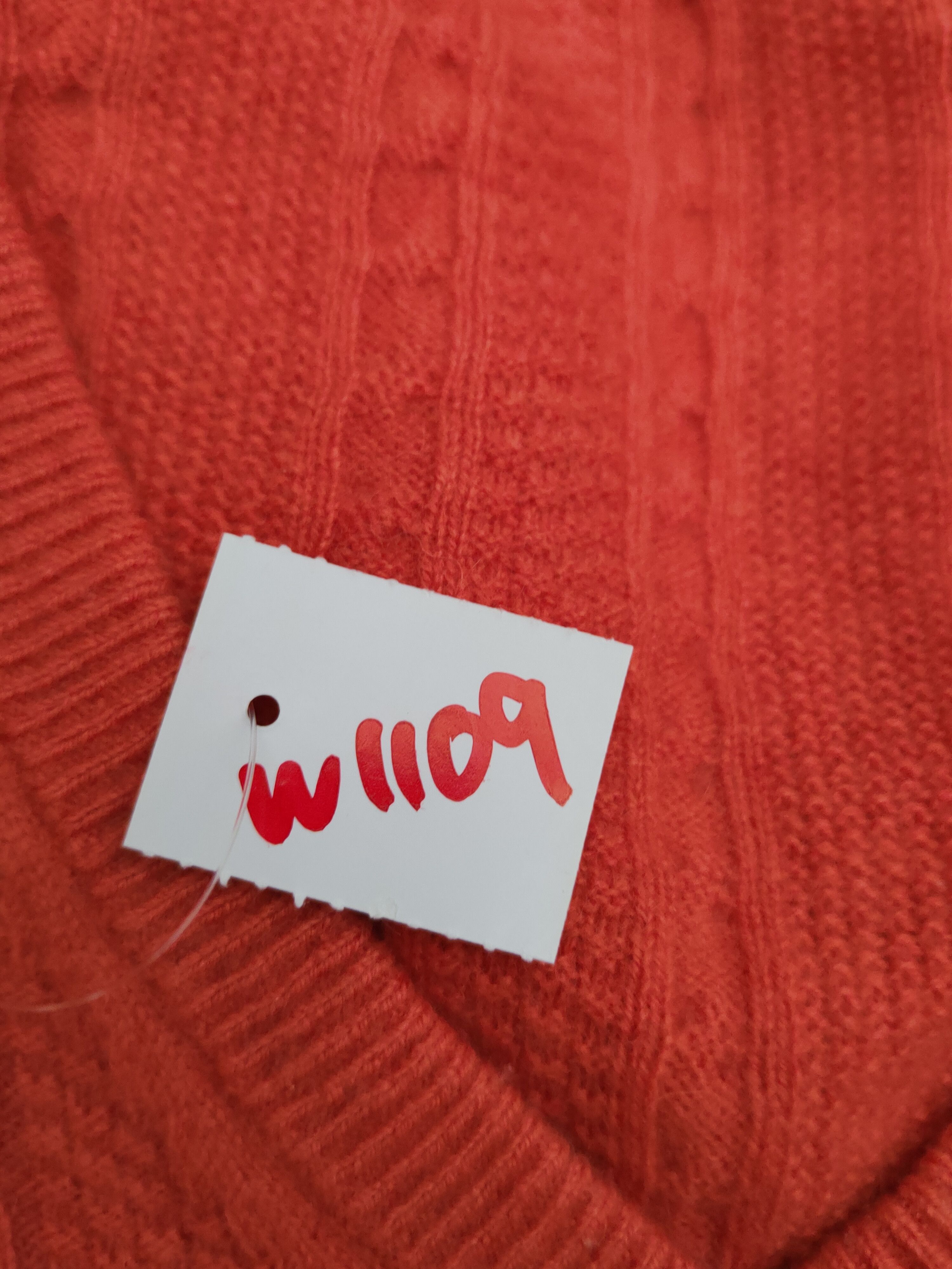 Homespun Knitwear × Japanese Brand × Vintage Japanese Brand Orange Knitwear Sweatshirts #W1109 Size US L / EU 52-54 / 3 - 10 Thumbnail