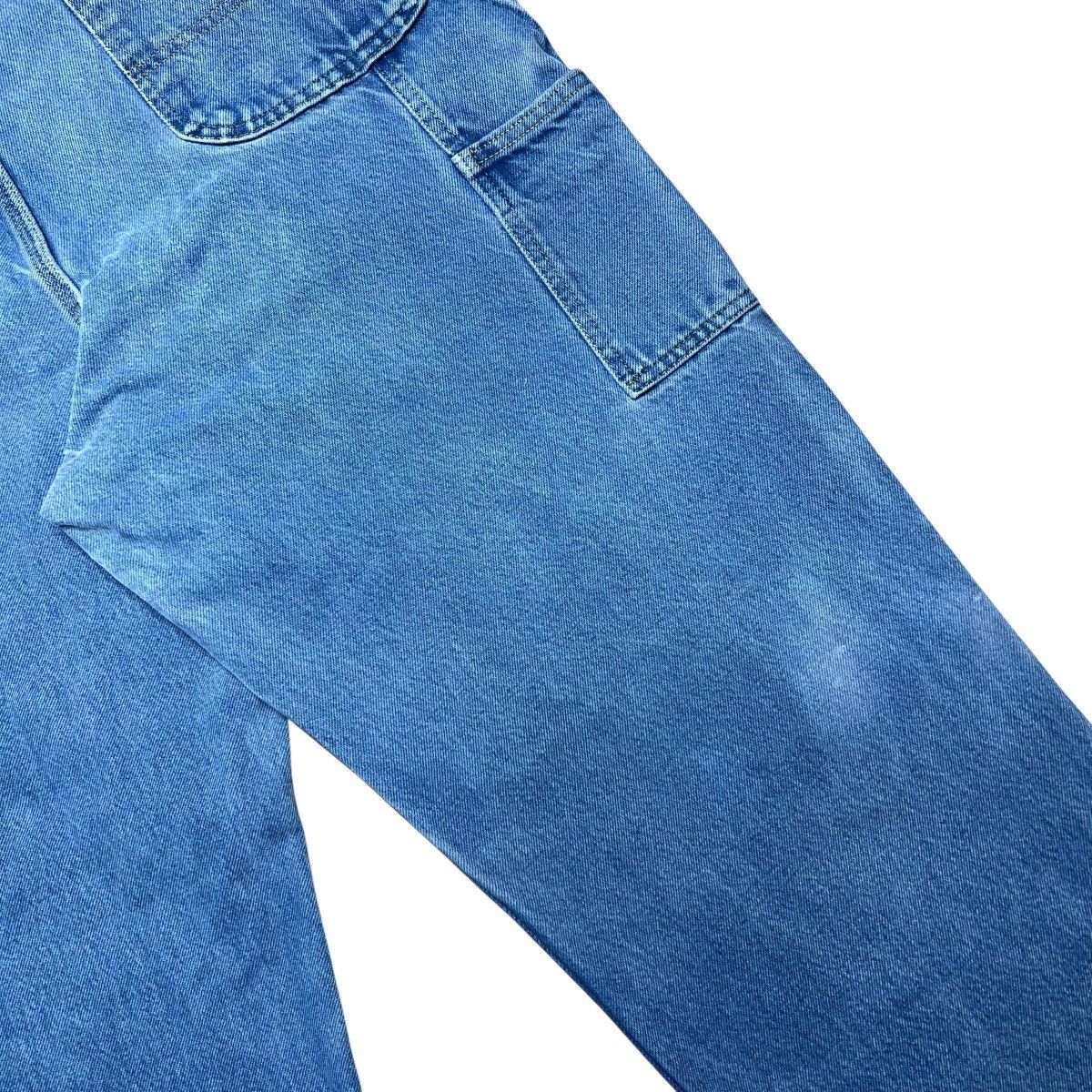 Carhartt 2000s Carhartt Denim Double Knee Carpenter Dungaree Pants Size US 35 - 17 Thumbnail