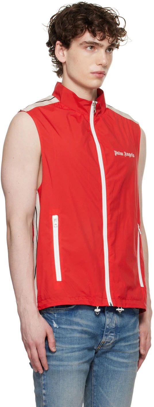 Palm Angels o1y0325 Logo Vest in Red Size US S / EU 44-46 / 1 - 2 Thumbnail