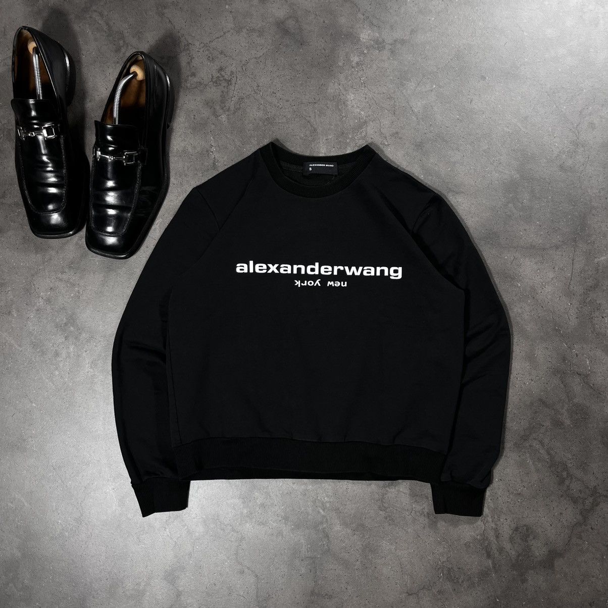 Alexander Wang Vintage Alexander Wang New York Spellout Crewneck Sweatshirt Size US S / EU 44-46 / 1 - 1 Thumbnail