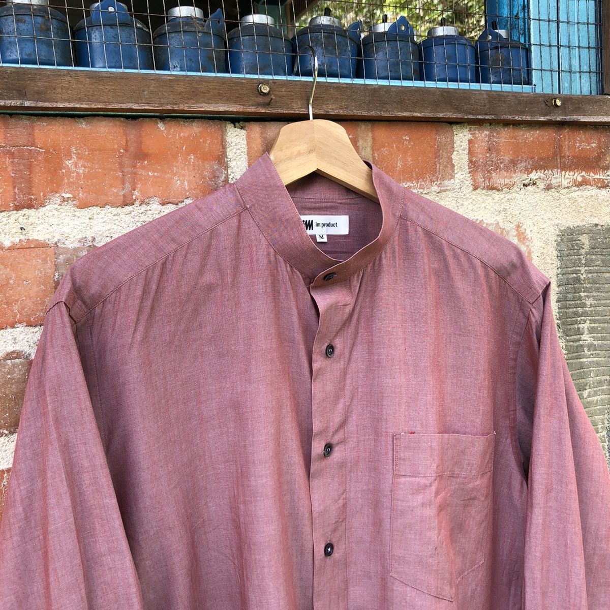 Issey Miyake × Japanese Brand × Pleats Please Issey Miyake ISSEY MIYAKE DESIGN STUDIO SHIRT 🍒 Size US M / EU 48-50 / 2 - 4 Thumbnail