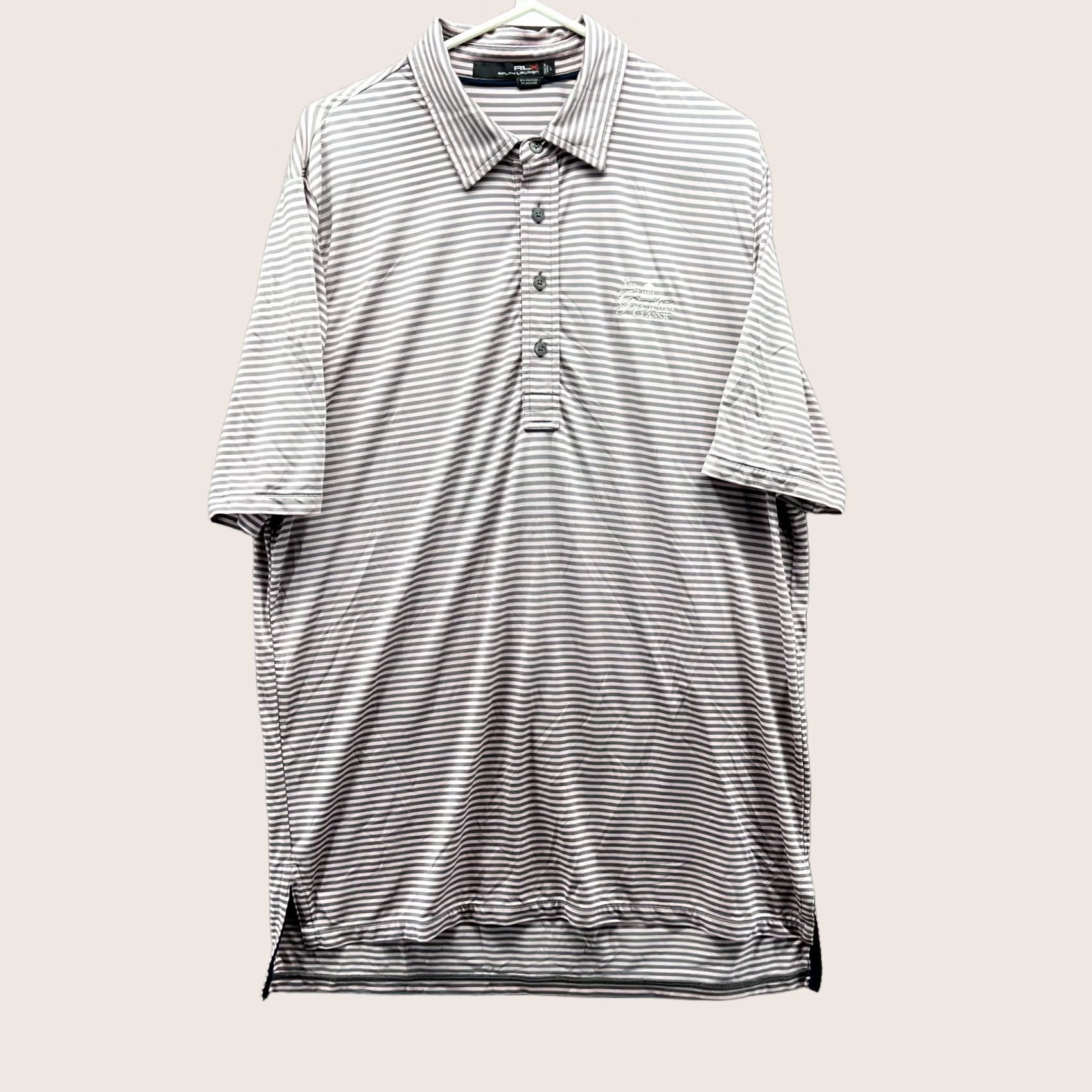RLX Ralph Lauren VINTAGE RLX Ralph Lauren Polo Shirt Mens Large Tall Pink Golf The Greenwich Classic Big Size US L / EU 52-54 / 3 - 1 Thumbnail