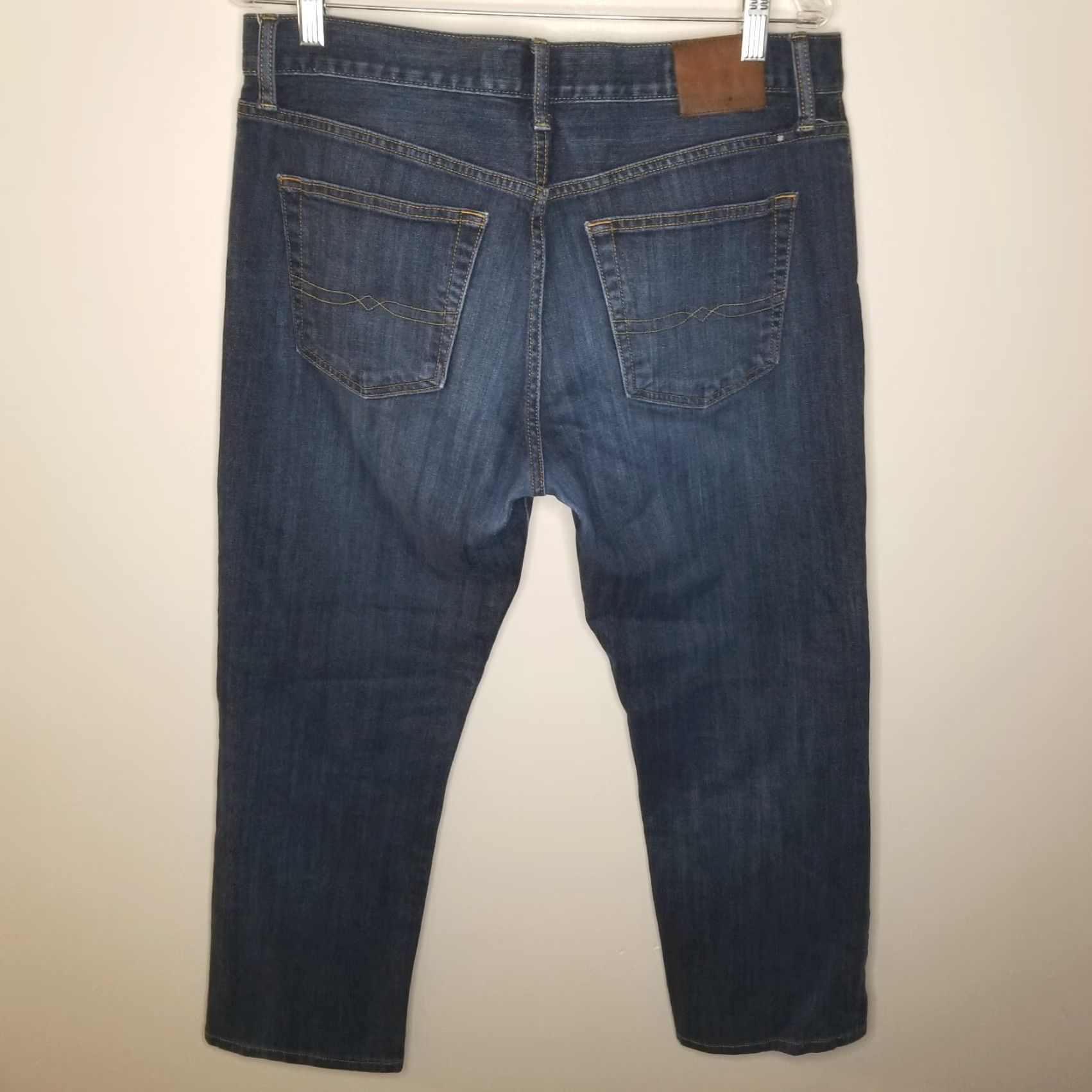 Lucky Brand Lucky Brand 121 Heritage Slim Straight Jeans Mens Size 34x28 Blue Size US 34 / EU 50 - 4 Thumbnail