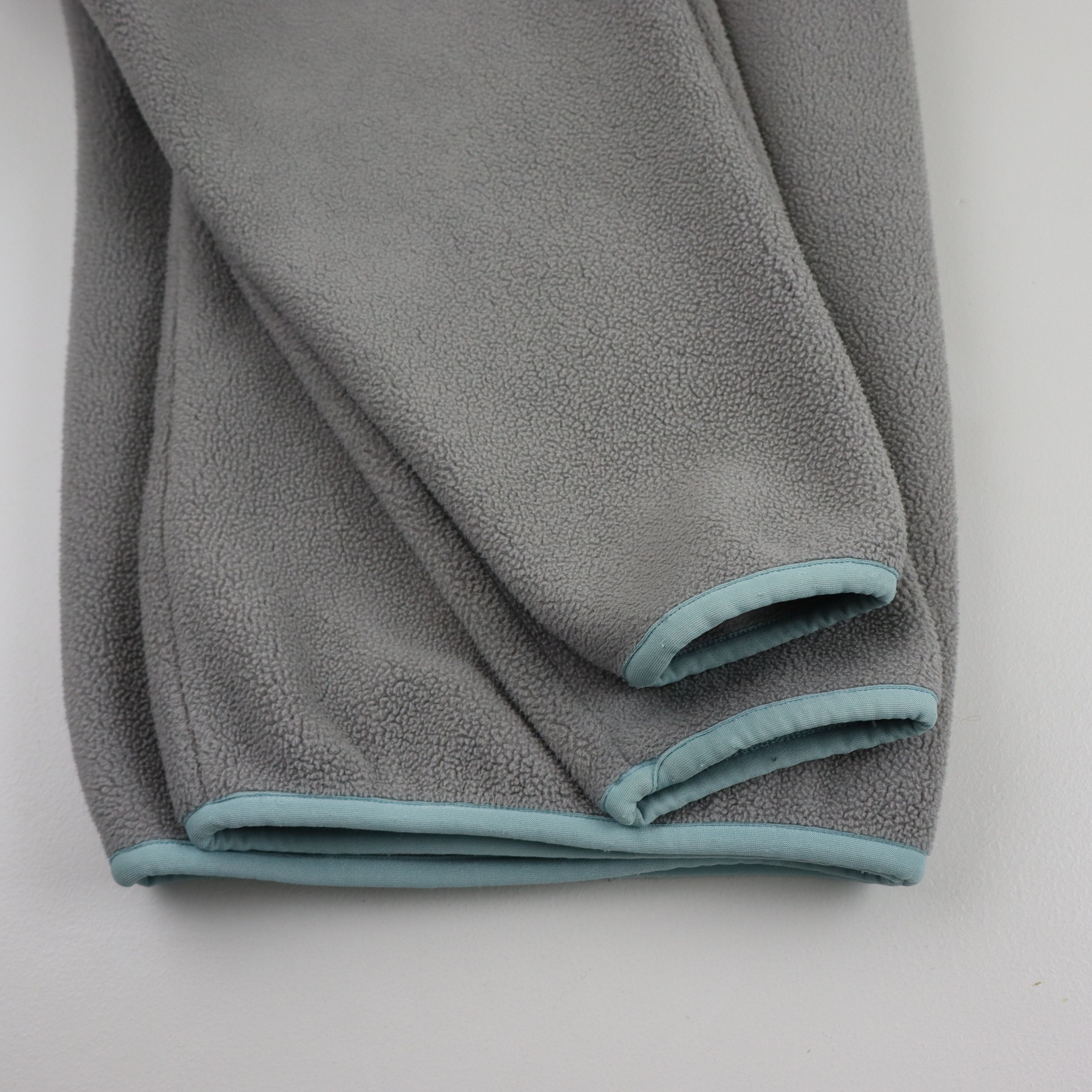 Patagonia × Vintage 90s Y2K Patagonia Pastel Light Gray Fleece Snap-T Pullover Size US L / EU 52-54 / 3 - 8 Thumbnail