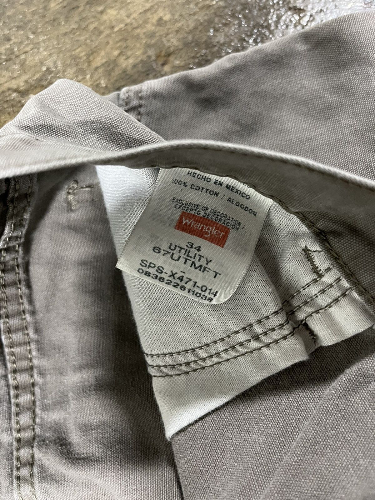 Carhartt × Vintage × Wrangler Crazy Carhartt Style Wrangler Workwear Skater Shorts Unique Size US 34 / EU 50 - 6 Thumbnail