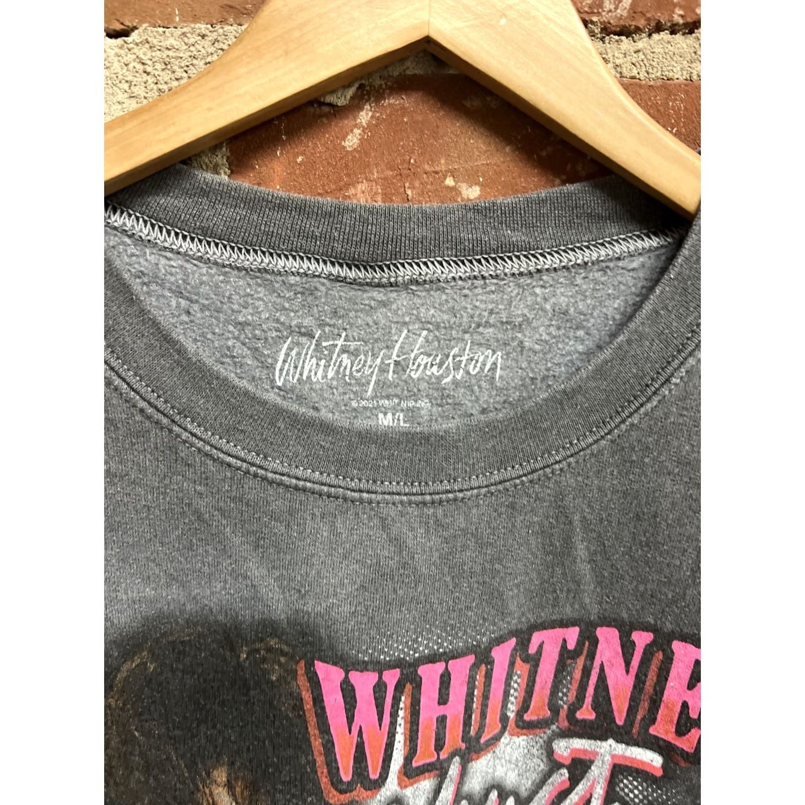 Vintage Whitney Houston Sweatshirt Mens Size M Gray Pullover Crewneck Sweatshirt T30 Size US M / EU 48-50 / 2 - 2 Thumbnail