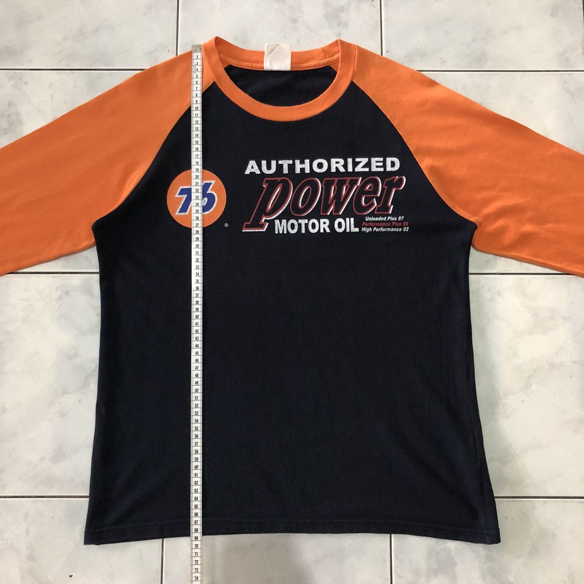 Japanese Brand Vintage Union 76 Lubricants Racing Fuel Raglan Long Sleeve Size US L / EU 52-54 / 3 - 17 Thumbnail