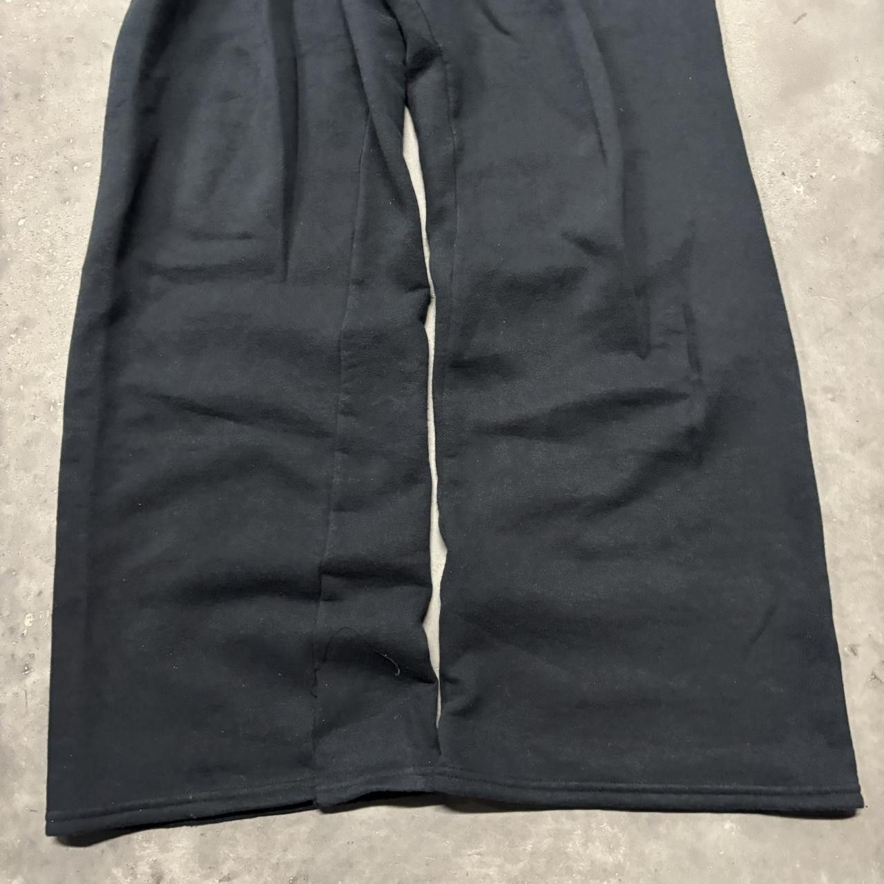 Japanese Brand × Vintage Crazy Vintage Y2K/2000s Baggy Black Comfy Essential Sweatpants! Size US 32 / EU 48 - 5 Thumbnail