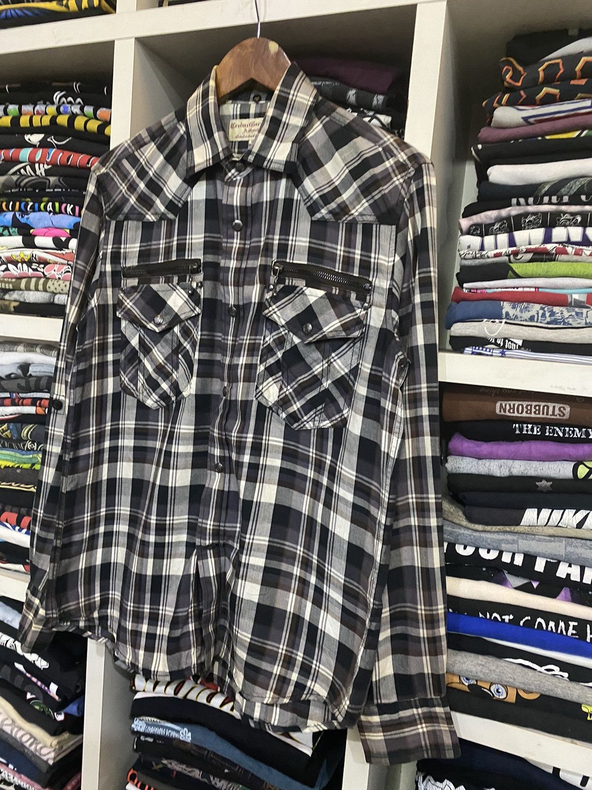 Flannel × Japanese Brand × Vintage Vintage Garments Authentic Flannel Size US M / EU 48-50 / 2 - 3 Thumbnail