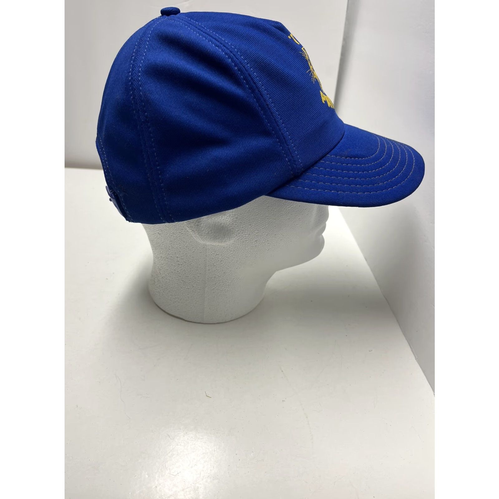 Vintage VINTAGE Pitt University of Pittsburgh Panthers Cap Hat Snpabck Adult Blue Adjustable Baseball Cap Mens Size US 35 - 4 Thumbnail