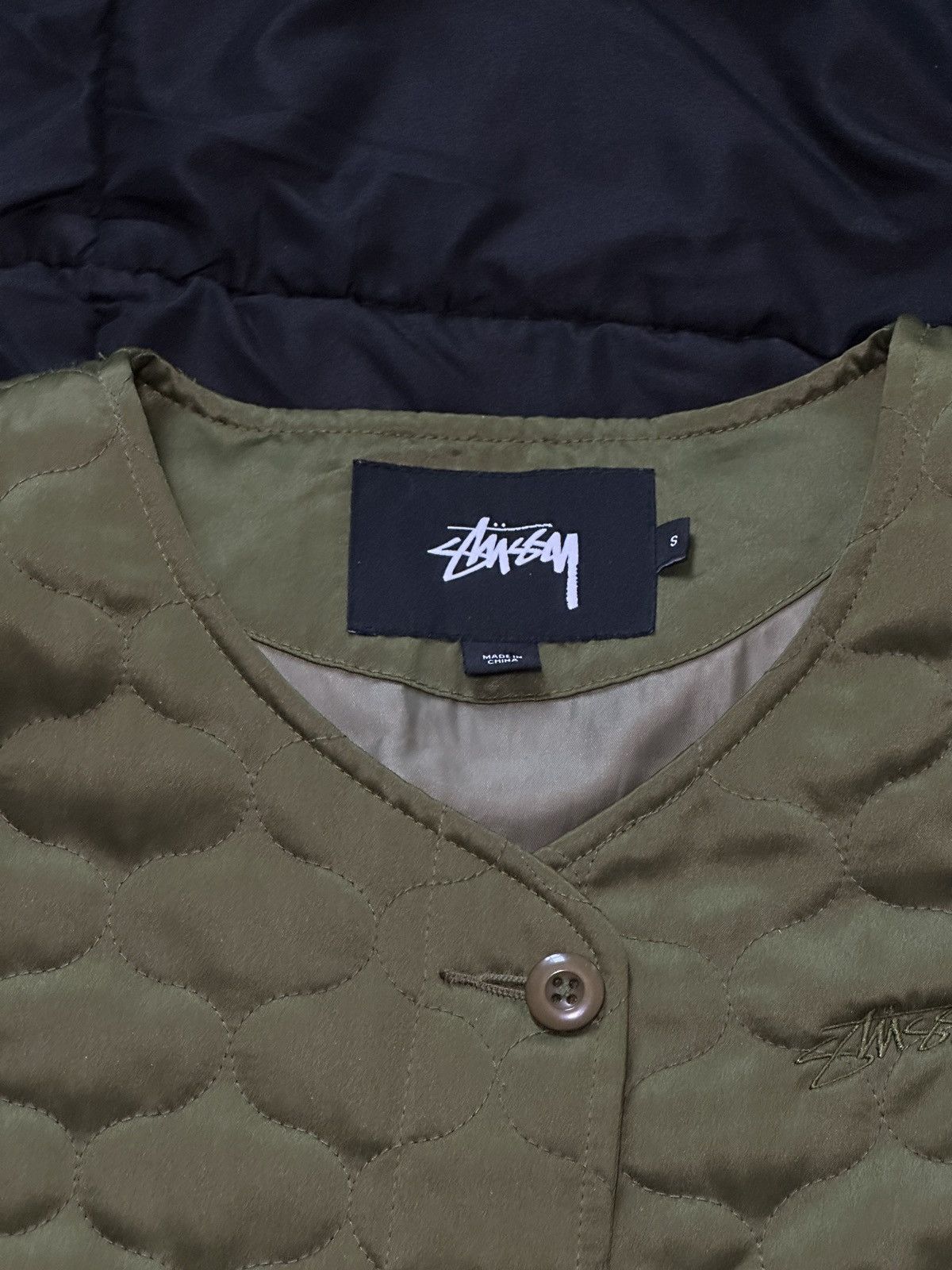 Stussy × Vintage Green Stussy Military Liner Jacket Size US S / EU 44-46 / 1 - 5 Thumbnail