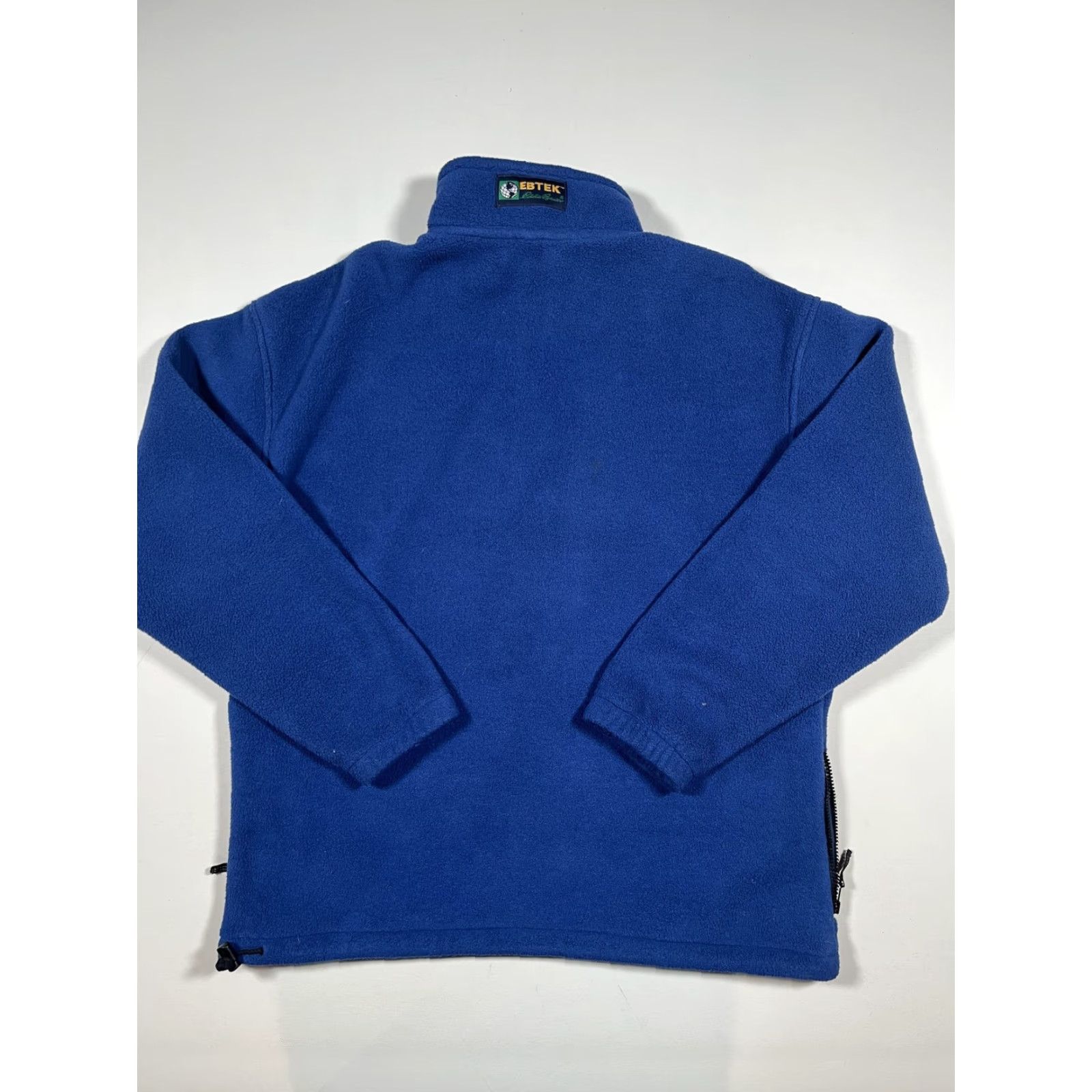 Eddie Bauer VINTAGE Eddie Bauer EBTEK Jacket Mens M Blue 1/4 Zip Fleece Pocket Zip Stand-Up Collar 90s USA Mens Size US M / EU 48-50 / 2 - 2 Thumbnail