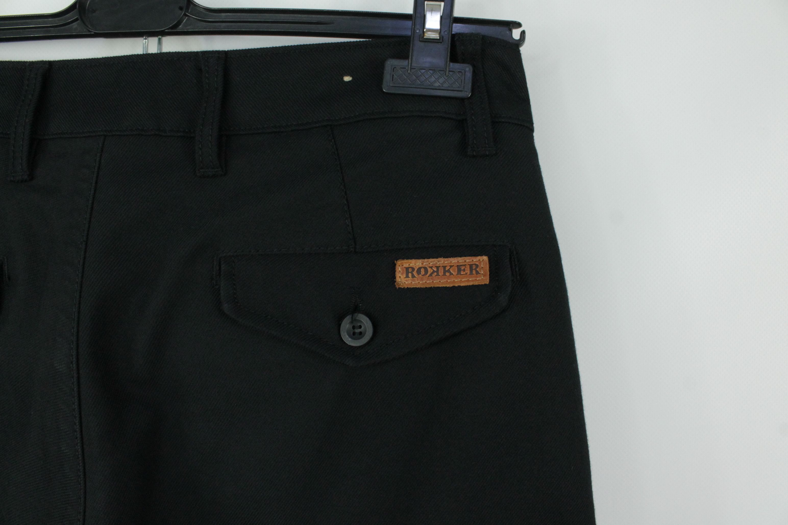 THE ROKKER COMPANY Rokker 1040 Chino Black Motorcycle Trousers Pants Size US 30 / EU 46 - 9 Thumbnail