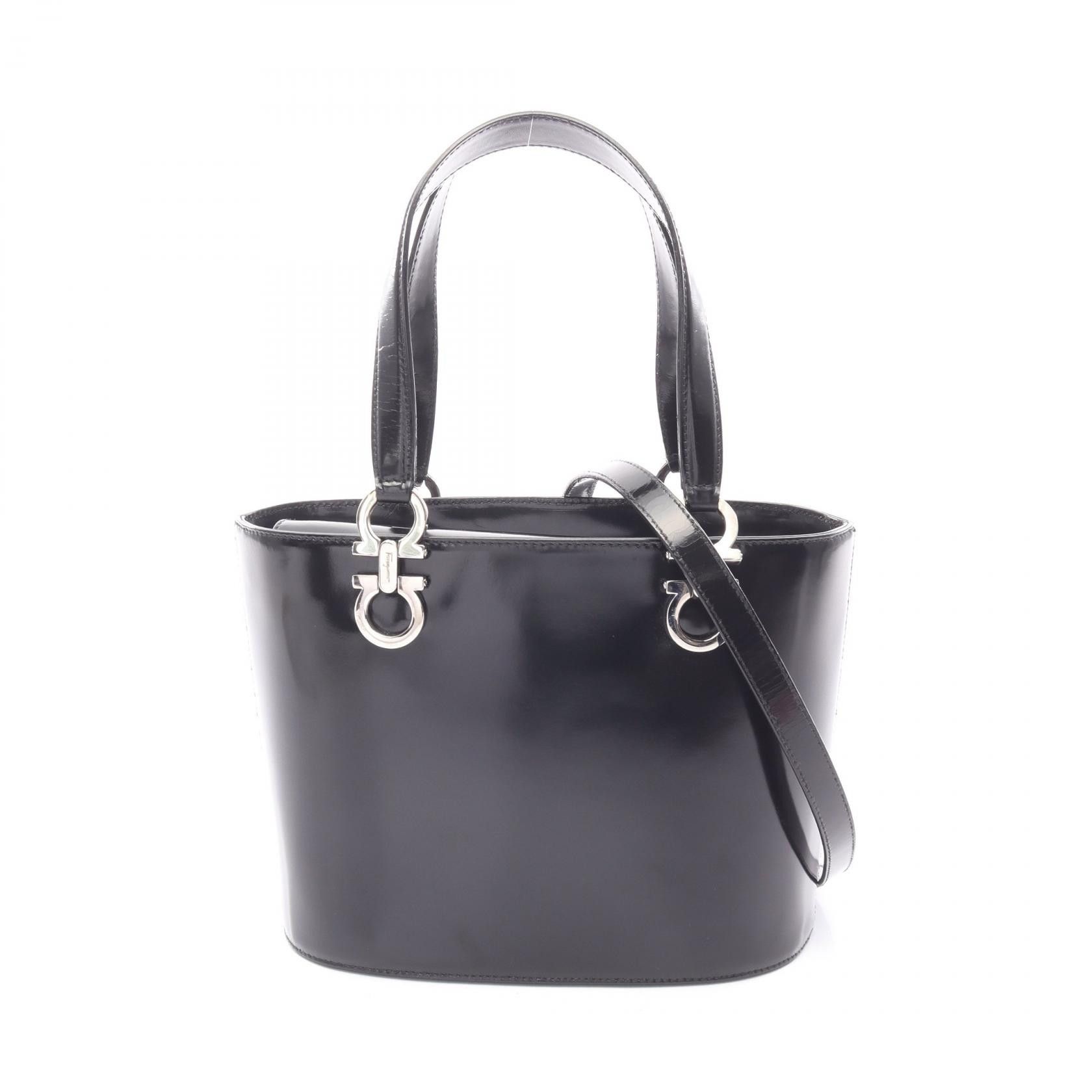 Salvatore Ferragamo Salvatore Ferragamo Salvatore Ferragamo Gancini Leather Handbag Leather Handbag DUTY FREE for USA Size ONE SIZE - 1 Thumbnail
