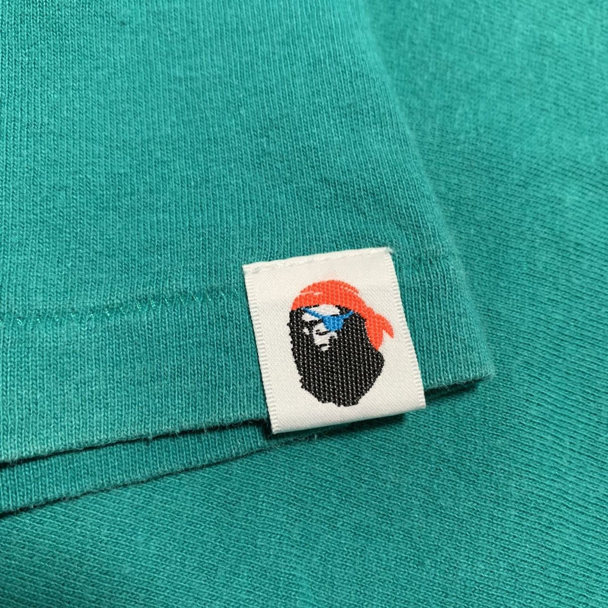 Bape Bape Medium College Pirate Store Green Tee A Bathing Ape Size US M / EU 48-50 / 2 - 8 Thumbnail
