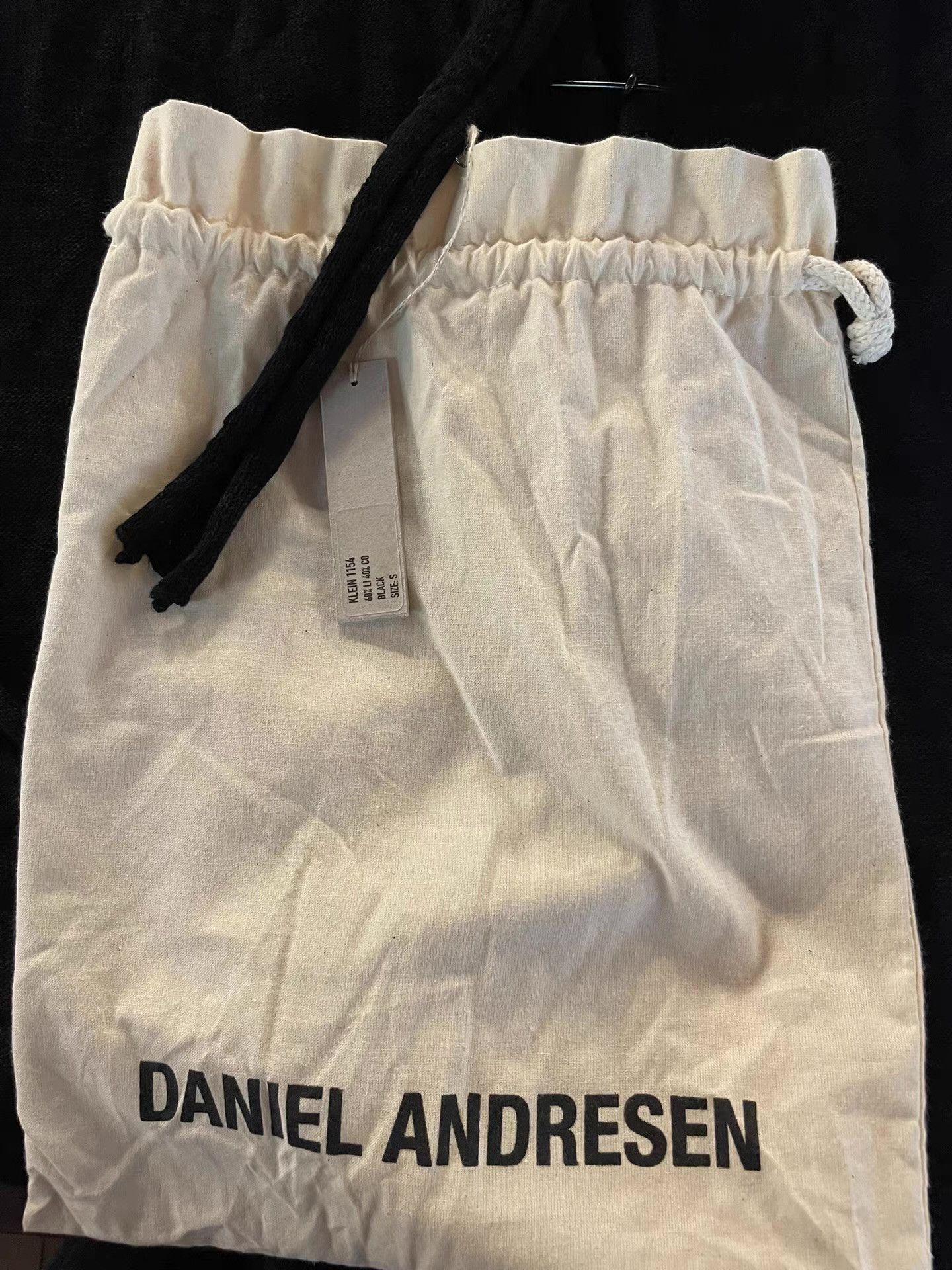 Daniel Andresen Daniel Andresen 17SS Klein Black Wrap Collar Cardigan Ｑ25 Size US S / EU 44-46 / 1 - 3 Thumbnail