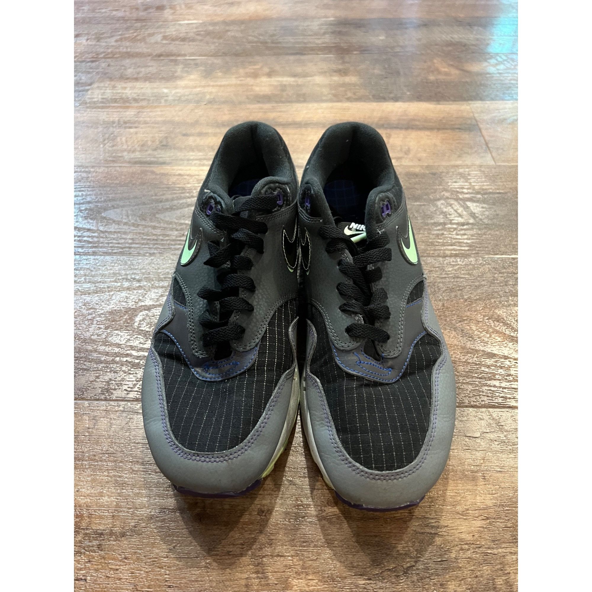Nike Nike Air Max 1 SE Future Swoosh Pack Black Gray Run CT1624-0 Size US 9 / EU 42 - 8 Thumbnail