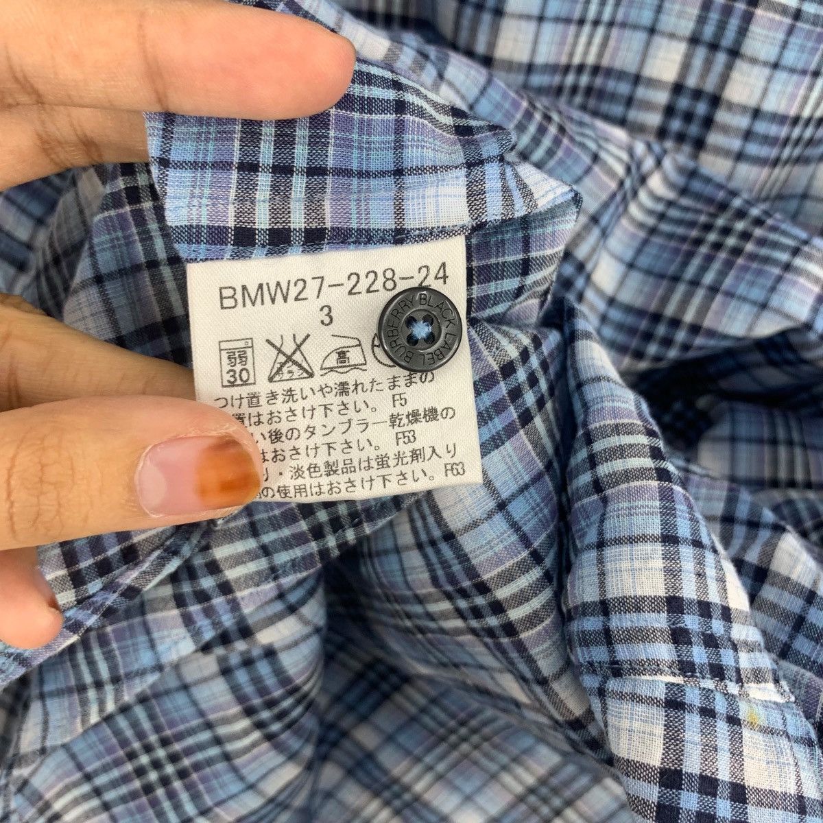 Burberry Vintage BURBERRY BLACK LABEL Nova Checks Casual Tee Shirt Size S / US 4 / IT 40 - 8 Thumbnail