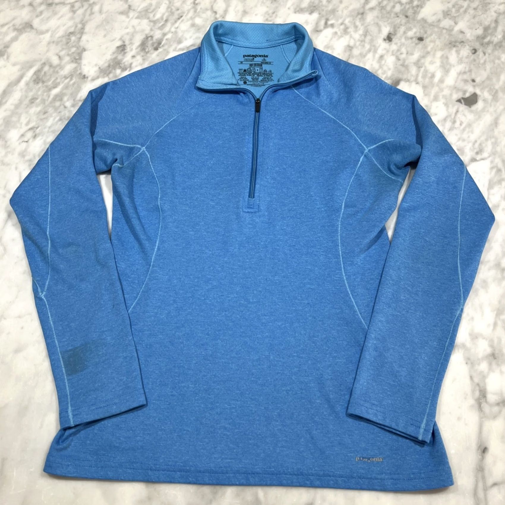 Patagonia Patagonia Capilene 3 Quarter Zip Women’s XS Blue Long Sleeve Lightweight Pullover Casual Shirt Activewear Outdoor Sports Womens XS Blue Size XS / US 0-2 / IT 36-38 - 2 Thumbnail