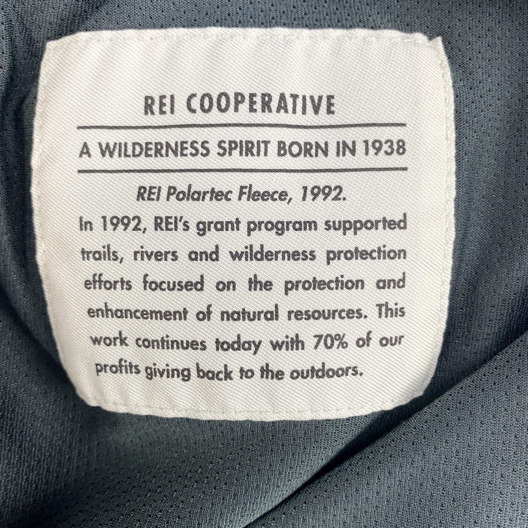 Vintage VINTAGE REI Jacket Mens XL Blue Polartec Fleece Full Zip Outdoor 90s Retro Size US XL / EU 56 / 4 - 5 Thumbnail