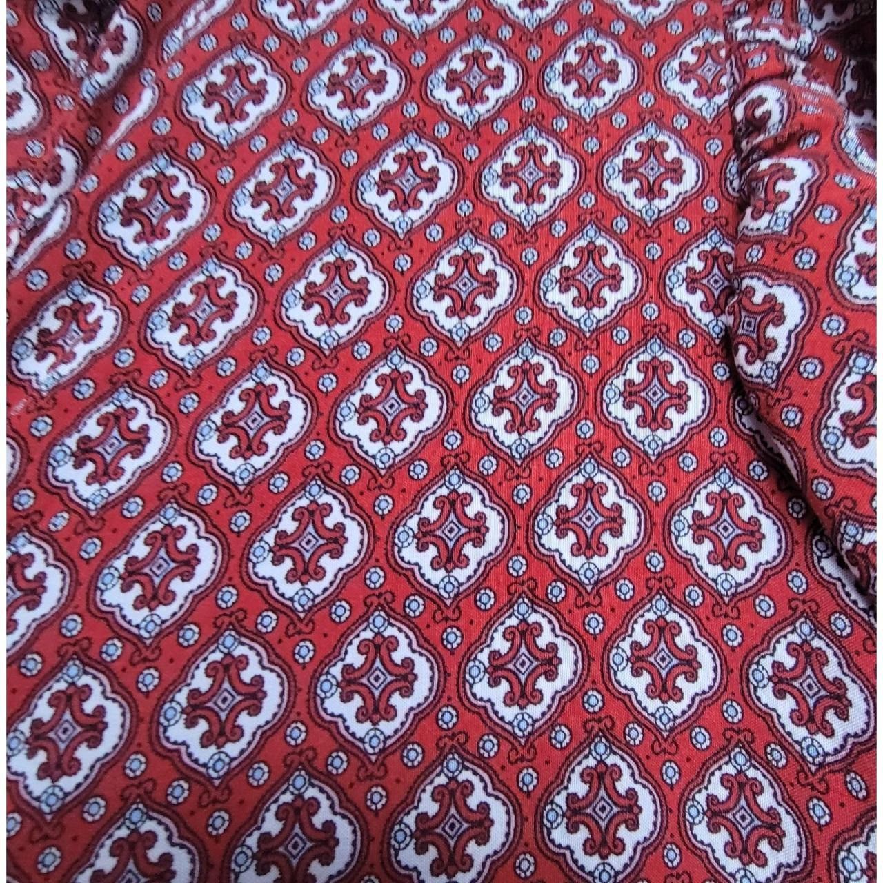 Other Max Studio Womens Red & White Boho Print Rayon Mini Dress Wi Size M / US 6-8 / IT 42-44 - 6 Thumbnail